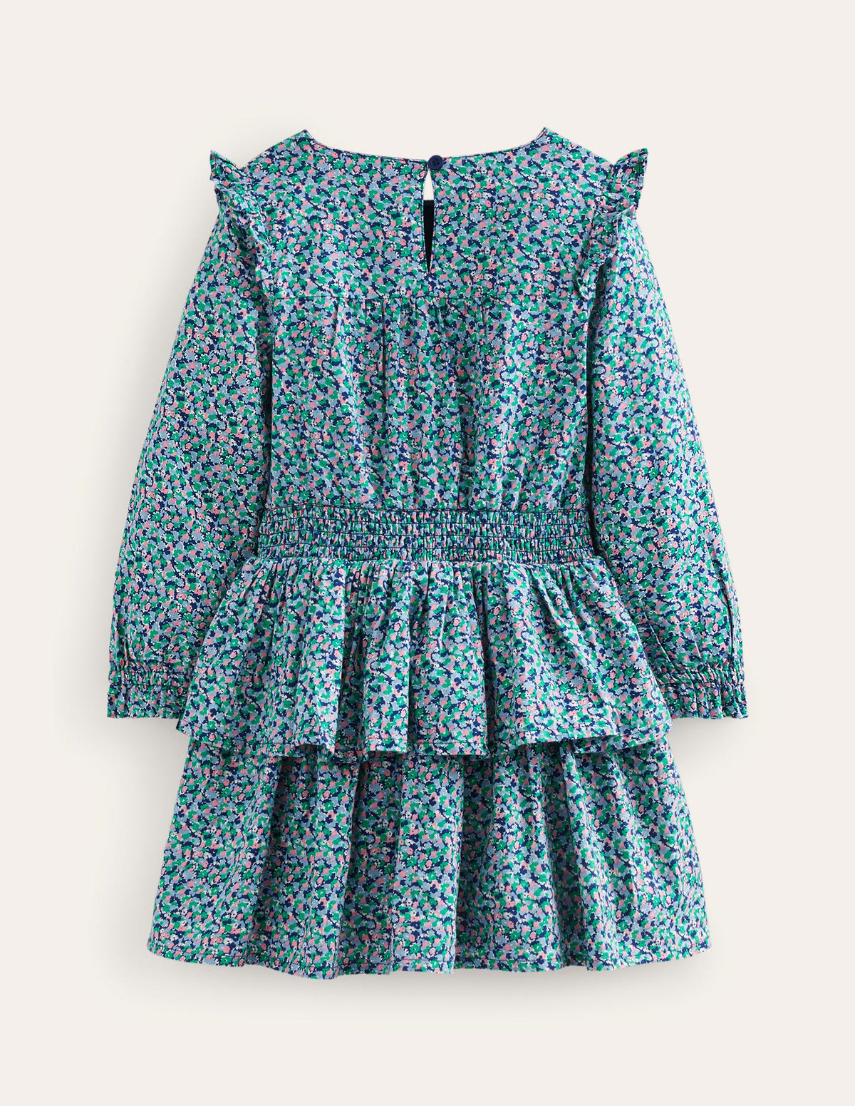 Rüschenkleid aus Baumwolle-Kleines Blumenmuster - Image 2