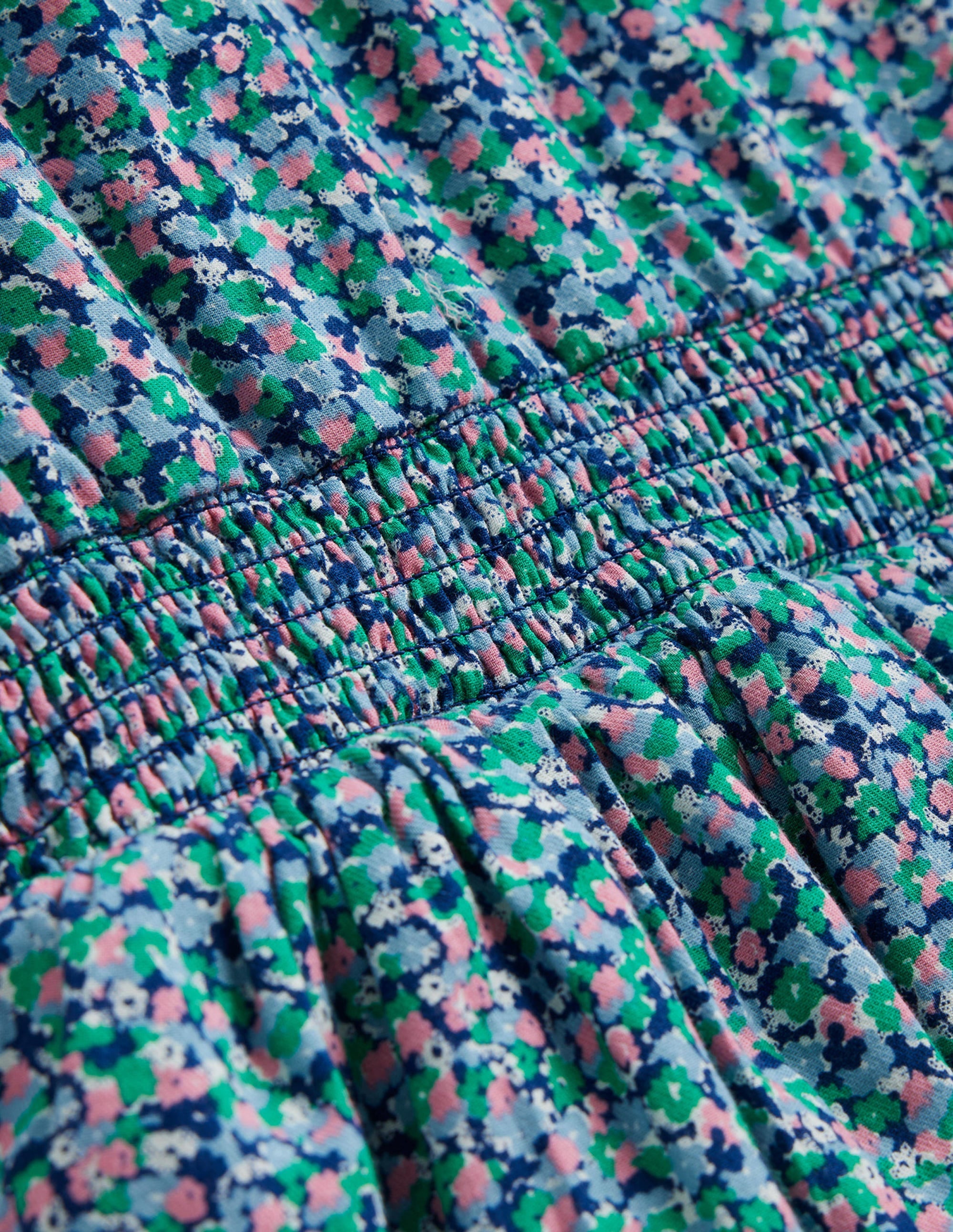 Rüschenkleid aus Baumwolle-Kleines Blumenmuster - Image 3