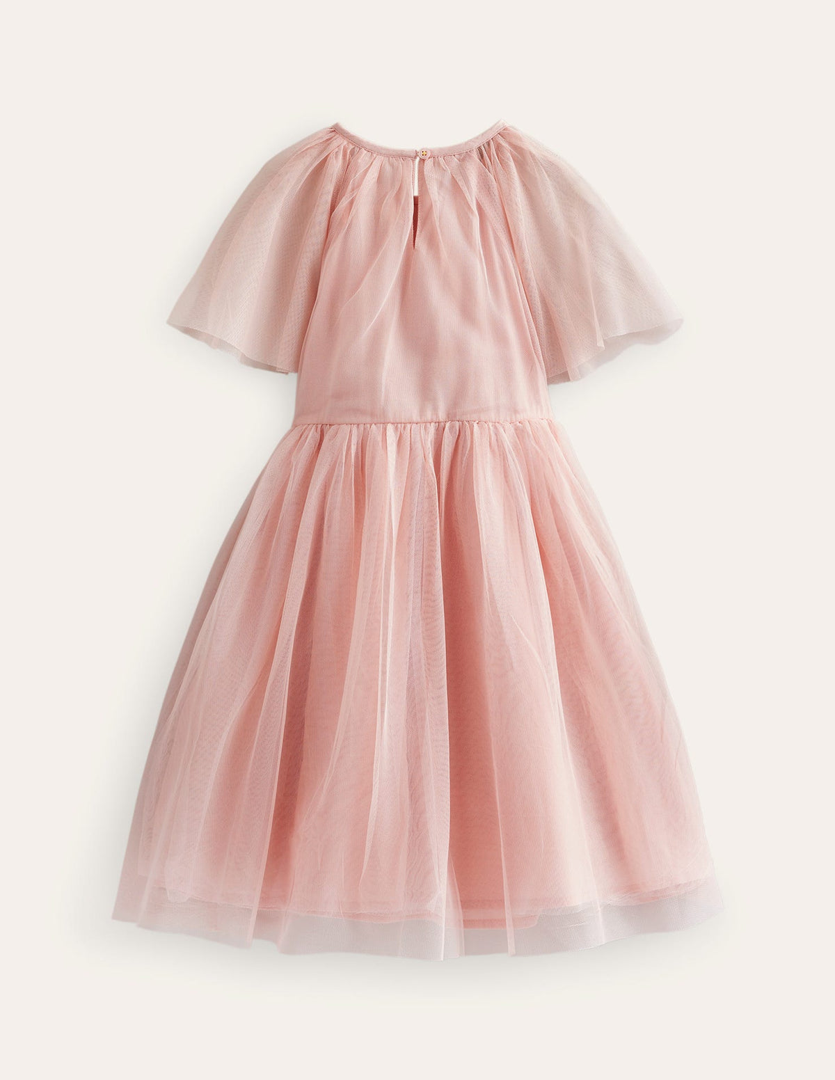 Tüllkleid mit Applikation-Provence Altrosa - Image 2