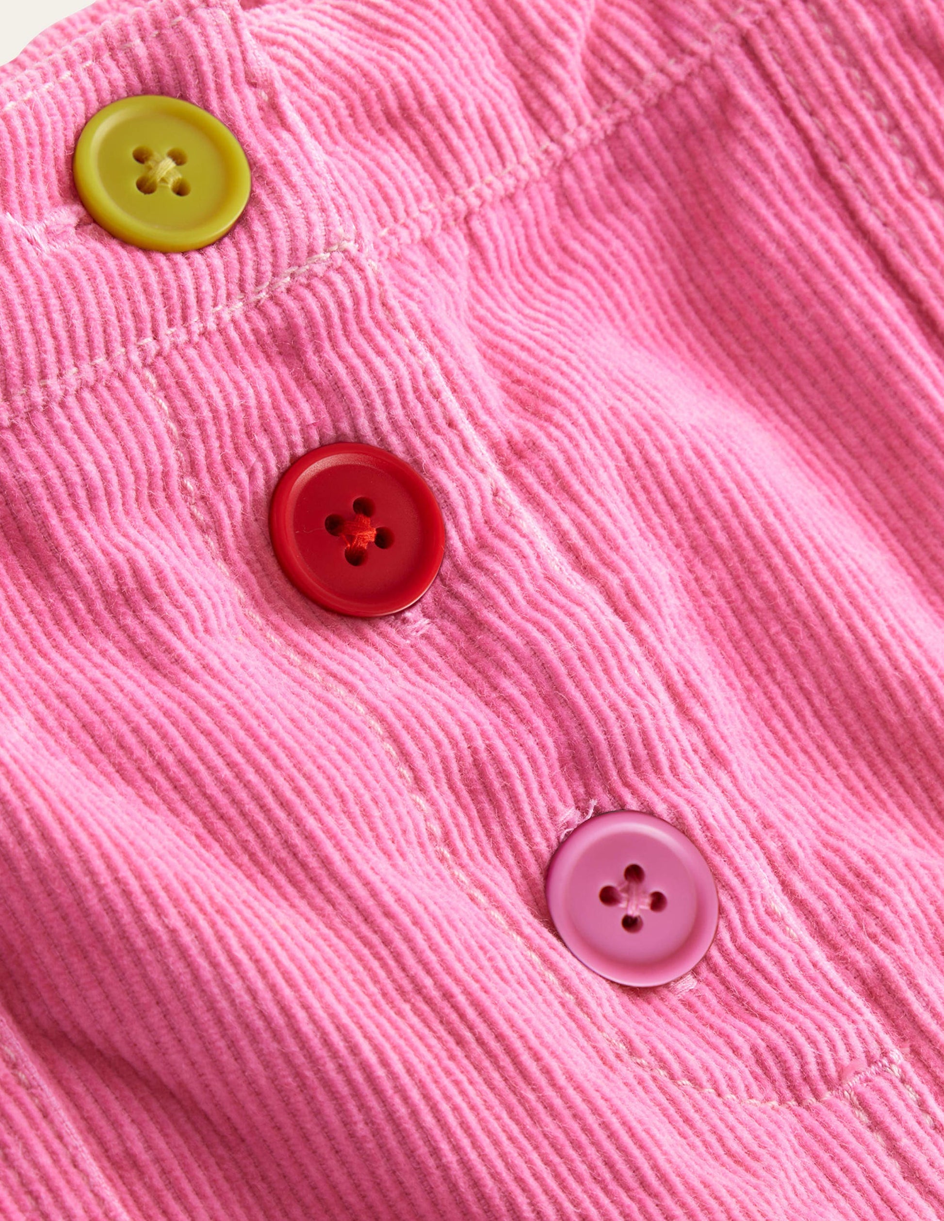 Mini-jupe trapèze-Rose moyen-3