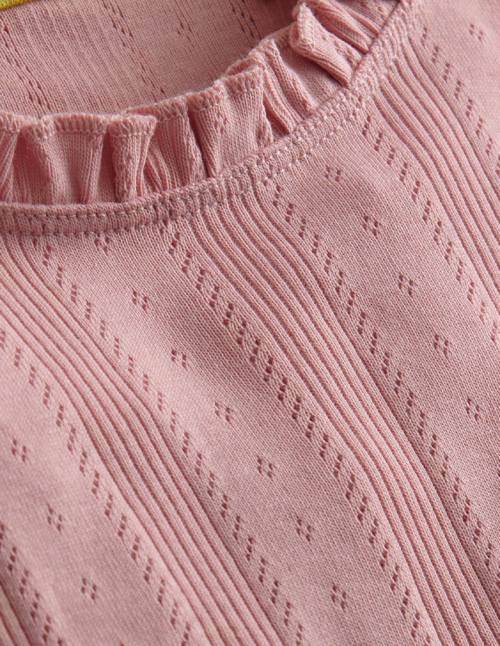 Débardeur en pointelle-Rose vintage - Image 3