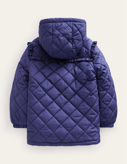 Anorak mit Muschelsteppung-Schuluniform-Navy