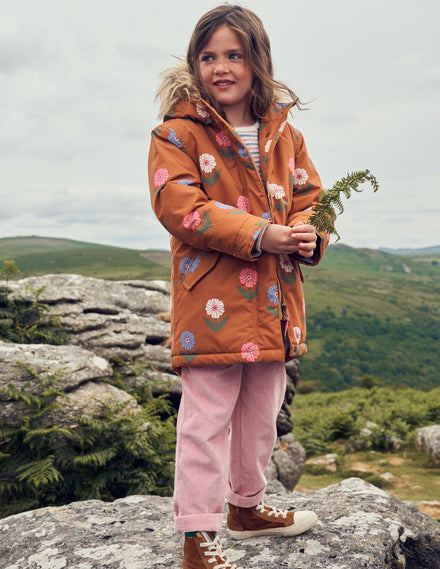 Authentischer Parka-Karamellbonbon Floral