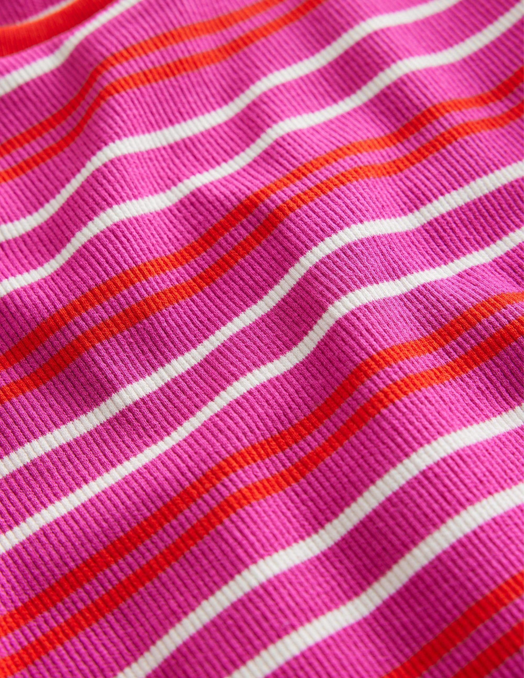 Verkürztes T-Shirt mit langen Ärmeln-Phloxrosa/Dahlie - Image 3