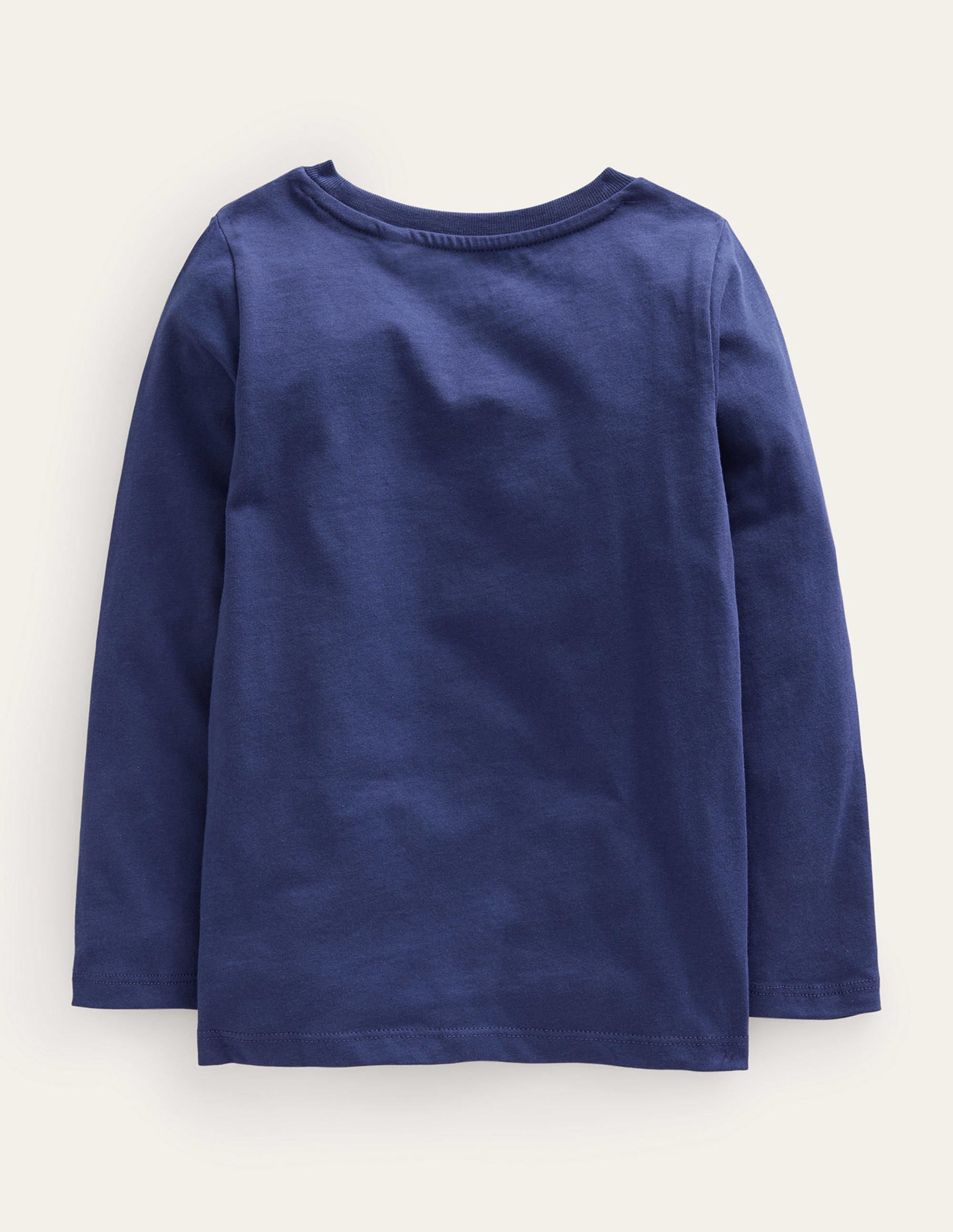 T-Shirt mit Metllic-Logo-Schuluniform-Marineblau Hase - Image 2
