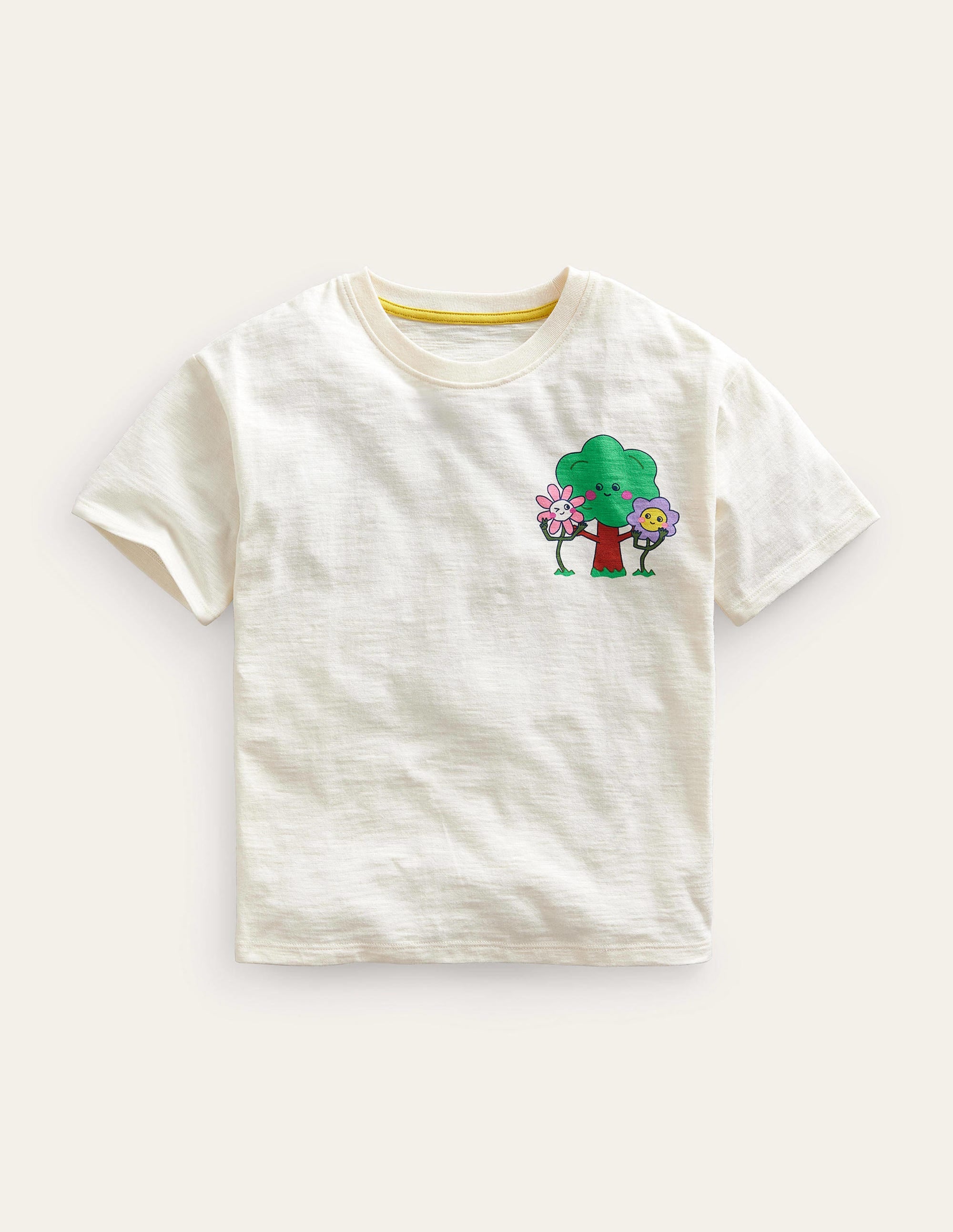 Lockeres T-Shirt mit Druck-Vanilleschote - Image 1
