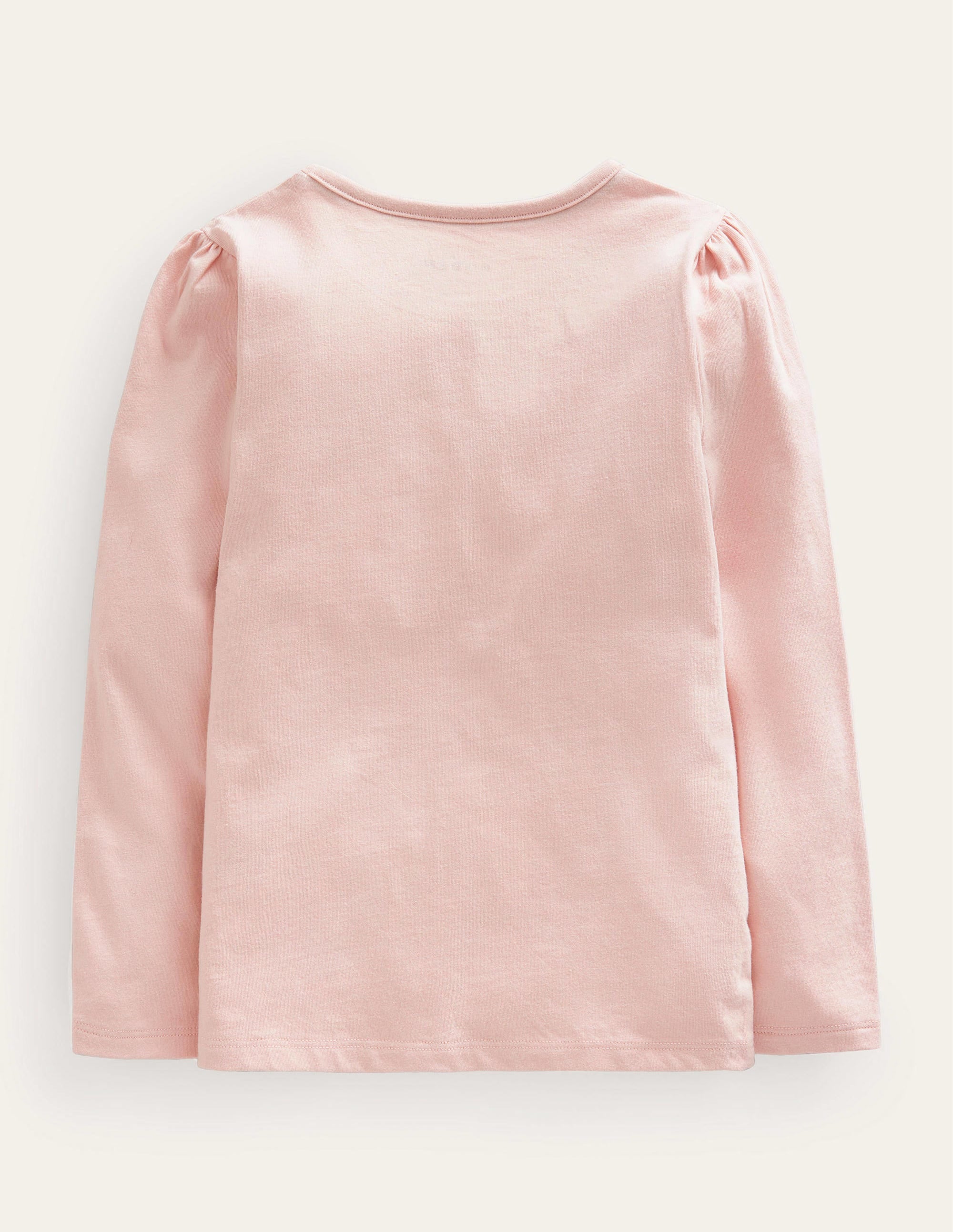 T-shirt brodé-Rose Provence poudré - Image 2