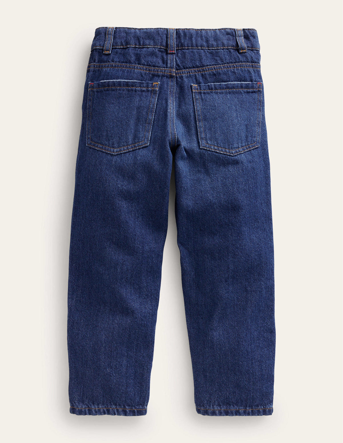 Relaxed Straight-Leg Jeans-Mid Wash-2