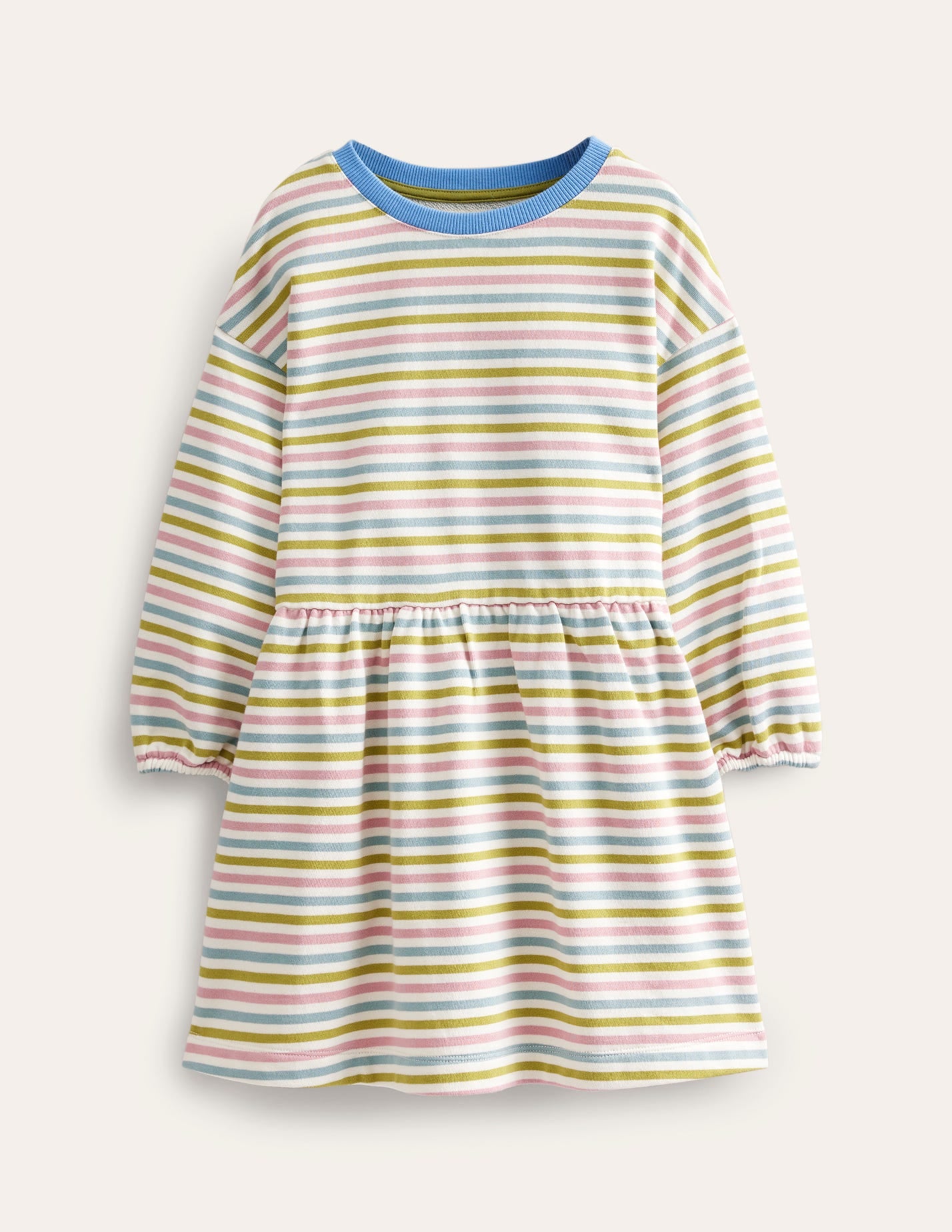 Bedrucktes Sweatshirt-Kleid-Sternfrucht/Mandelrosa - Image 1