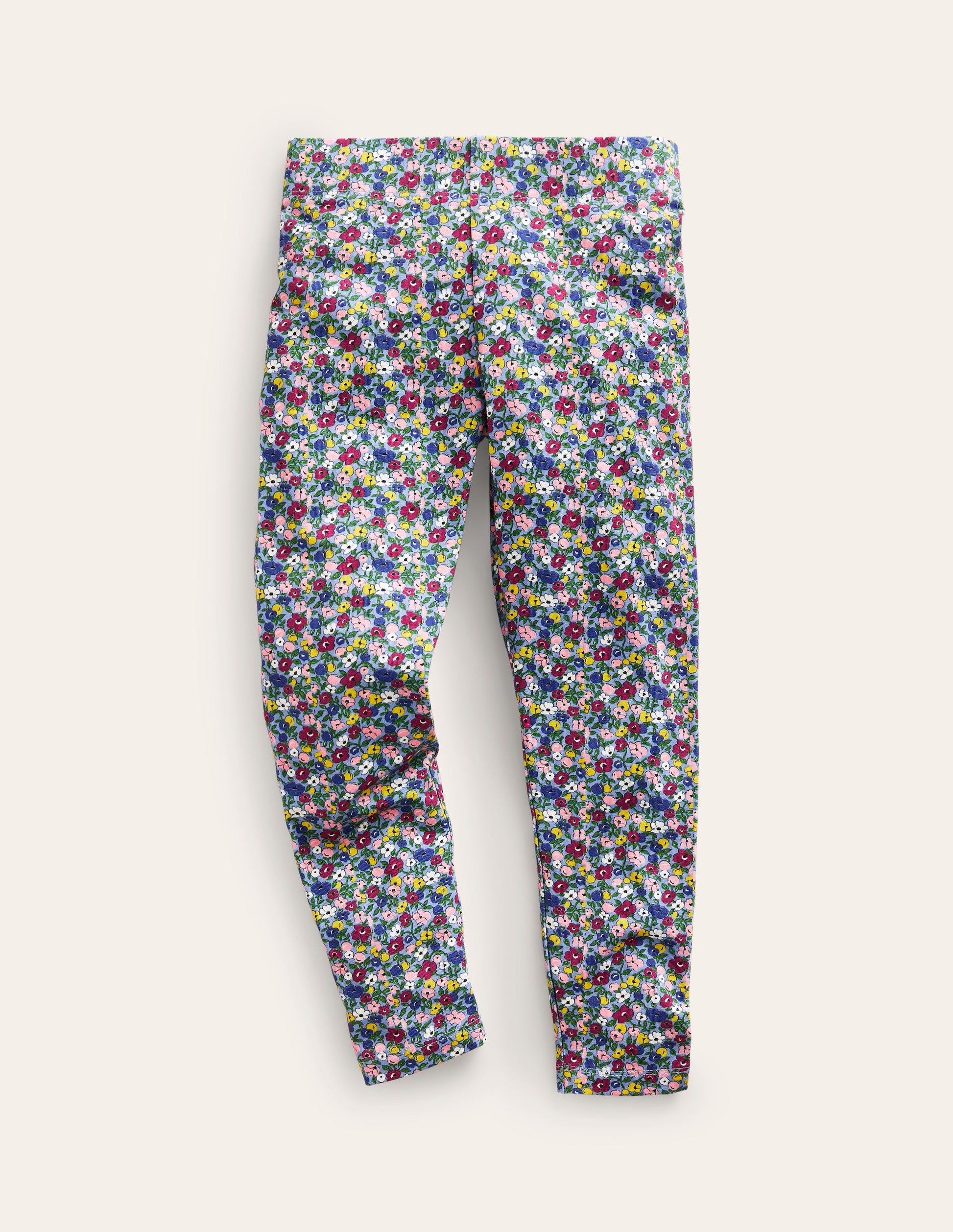 Lustige Leggings-Kleines Blumenmuster-1
