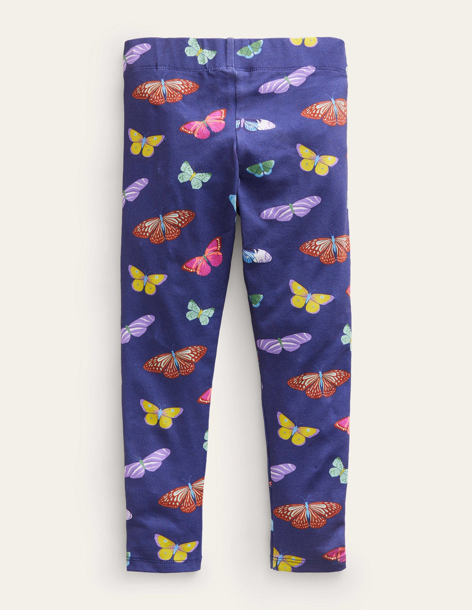 Legging fun-Papillons bleu marine universitaire-2
