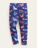 Legging fun-Papillons bleu marine universitaire