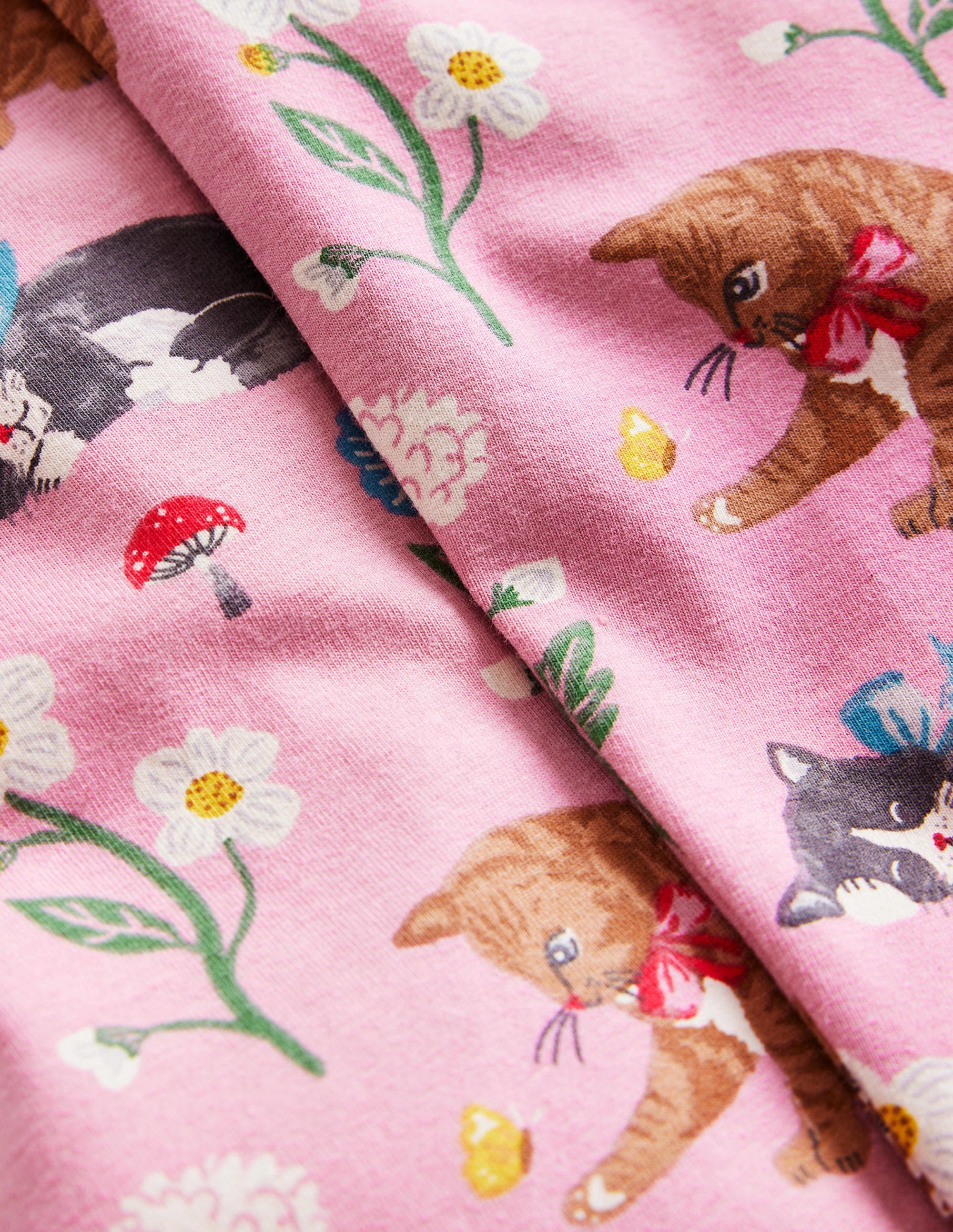 Legging fun-Chats rose amande - Image 3