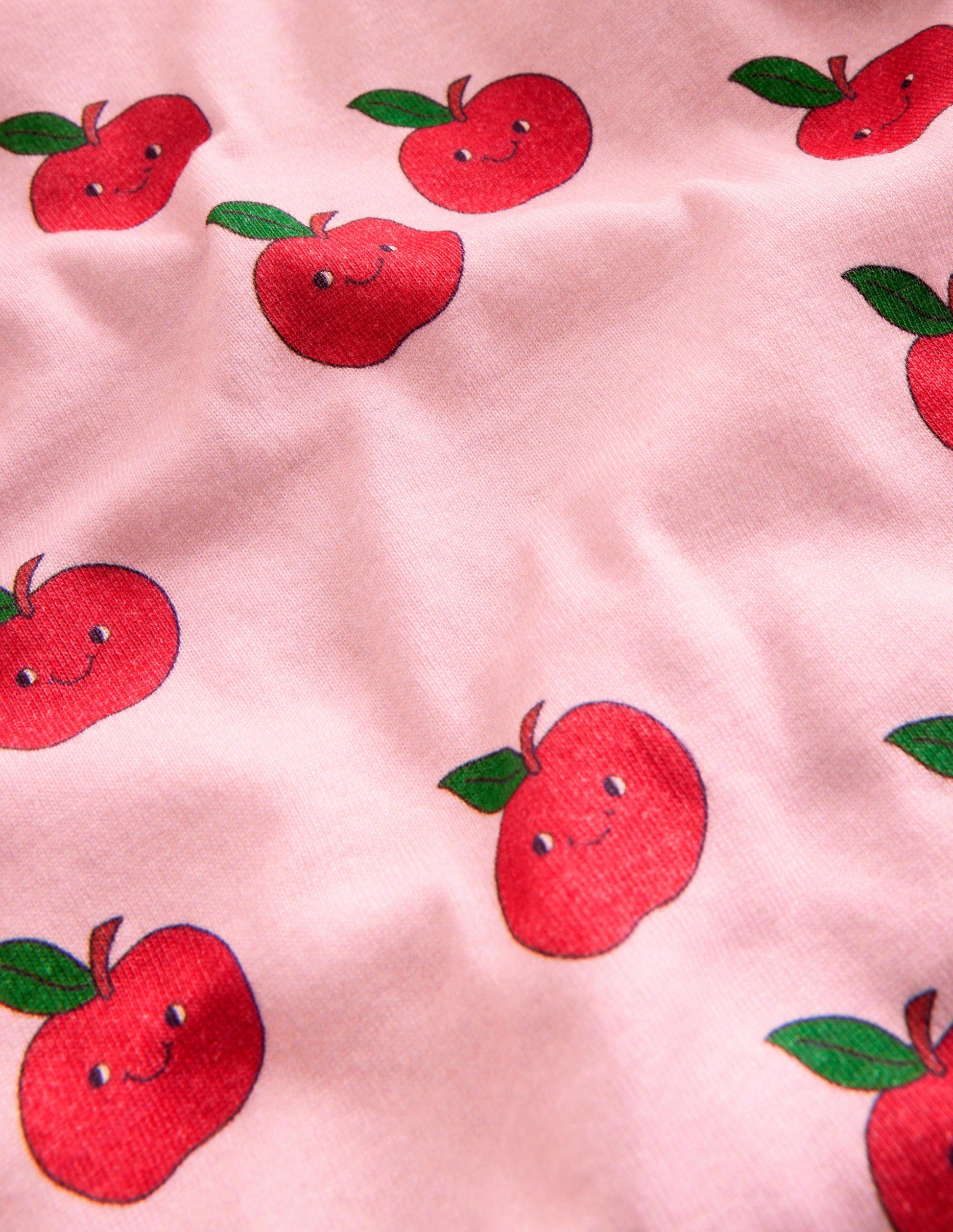 Pyjama long douillet-Pomme rose amande-3