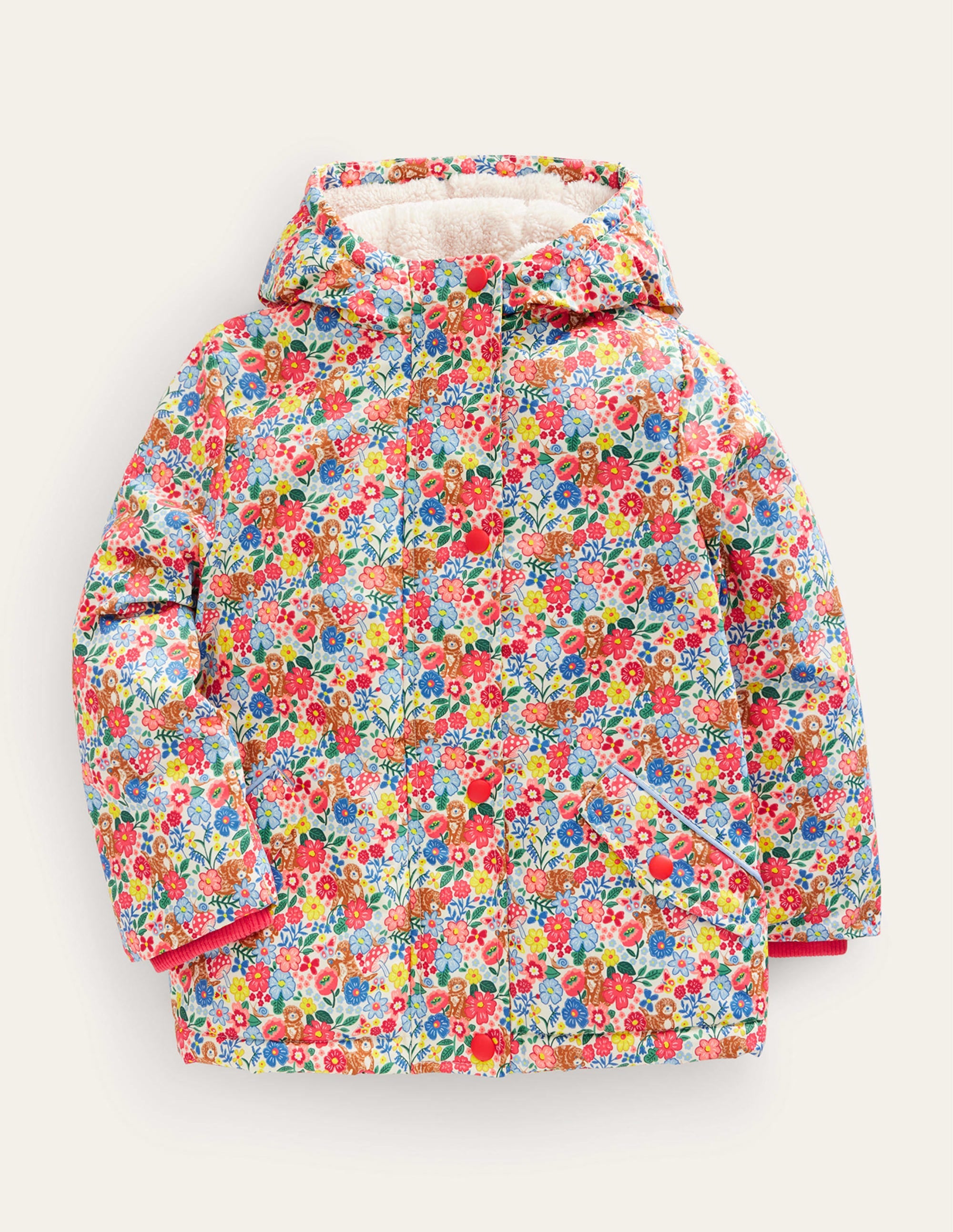 Anorak à doublure sherpa-Chiots micro multi - Image 1