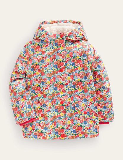 Anorak mit Sherpa-Futter-Bunt Winzige Welpen-2