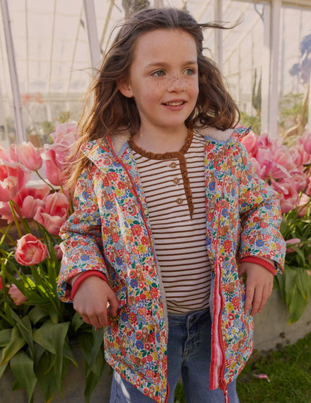 Anorak mit Sherpa-Futter-Bunt Winzige Welpen