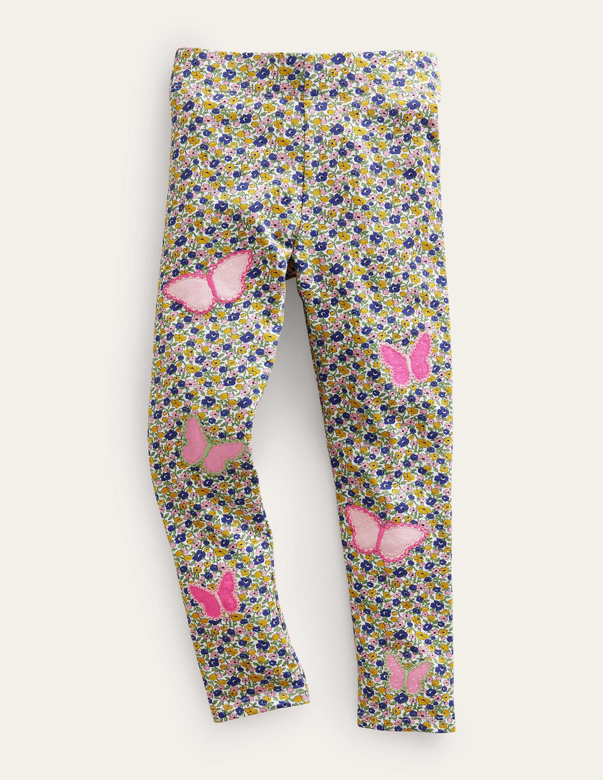 Legging à appliqué-Papillon floral multi - Image 1