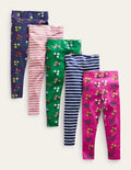 Leggings im 5er-Pack-Bunt Muster