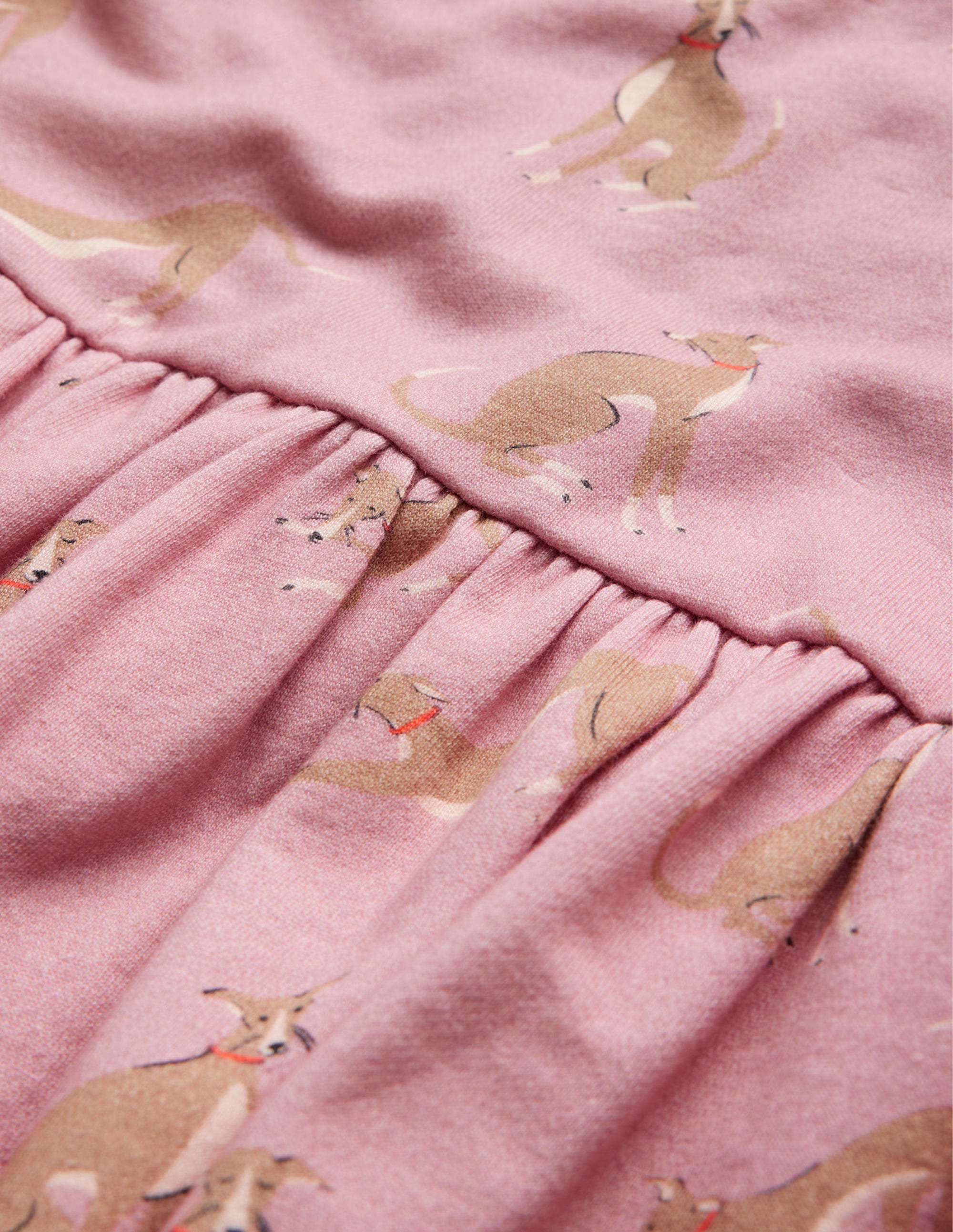 Robe-sweat imprimée-Whippet rose vintage - Image 3