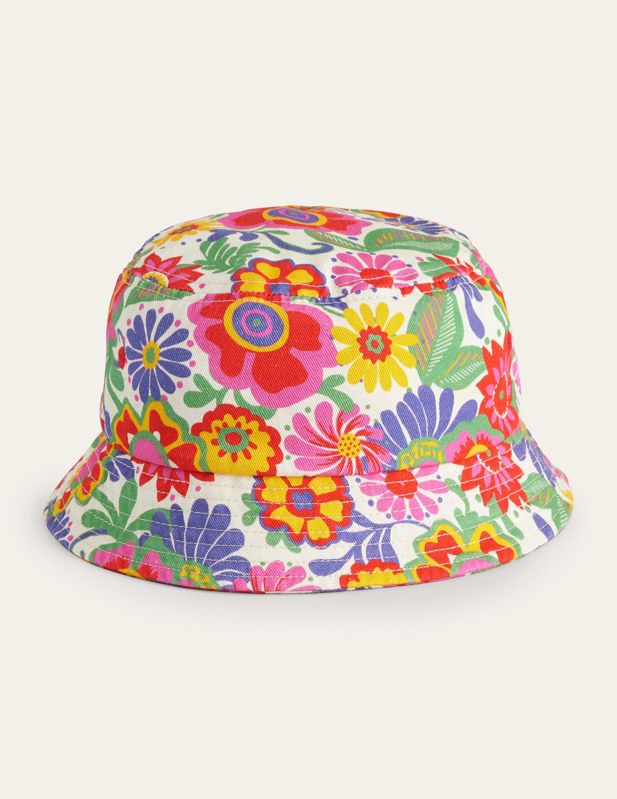 Anglerhut-Bunt, Festival-Blumenmuster - Image 1