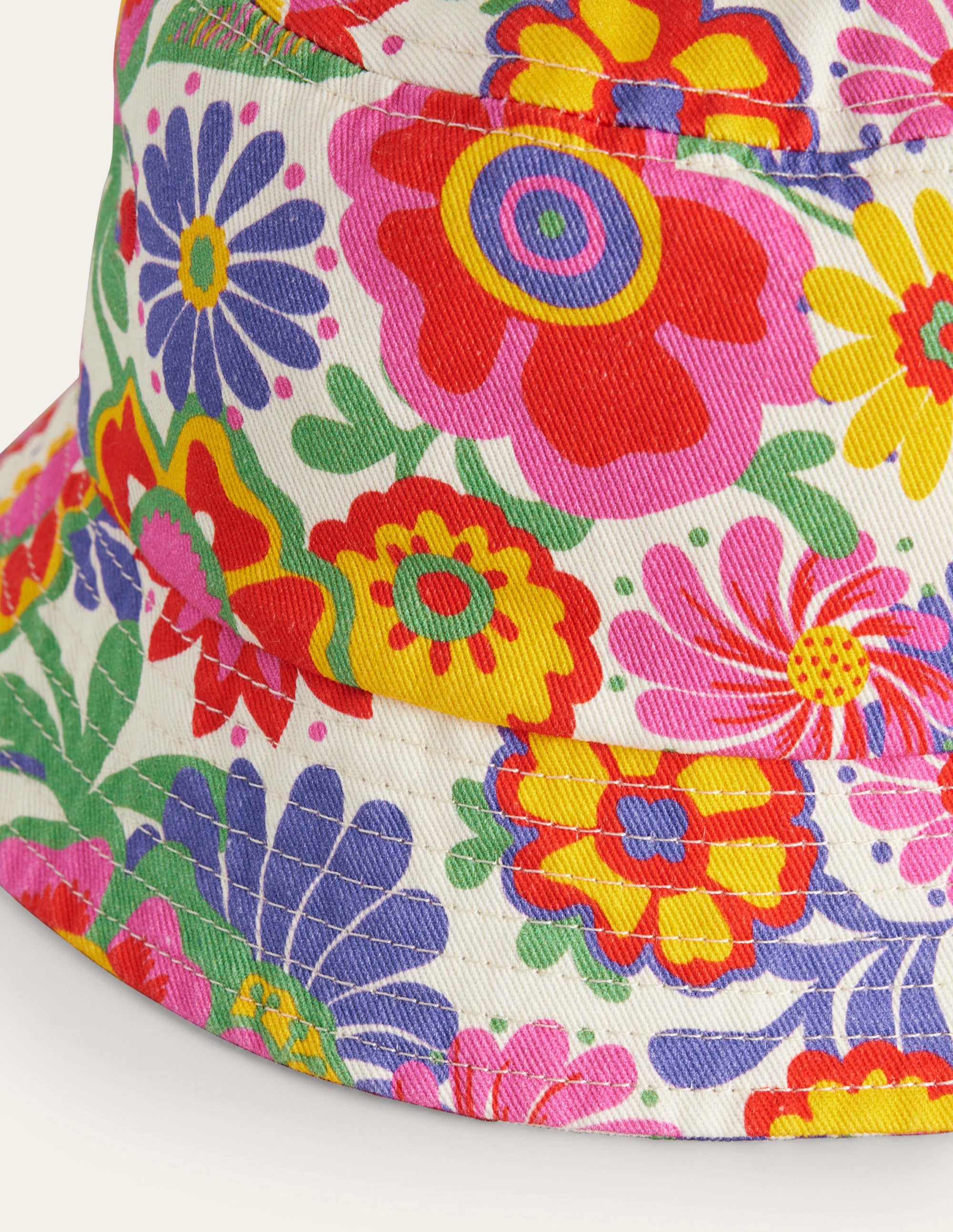 Anglerhut-Bunt, Festival-Blumenmuster - Image 2