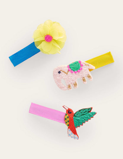 Haarclips im 3er-Pack-Tropen-1