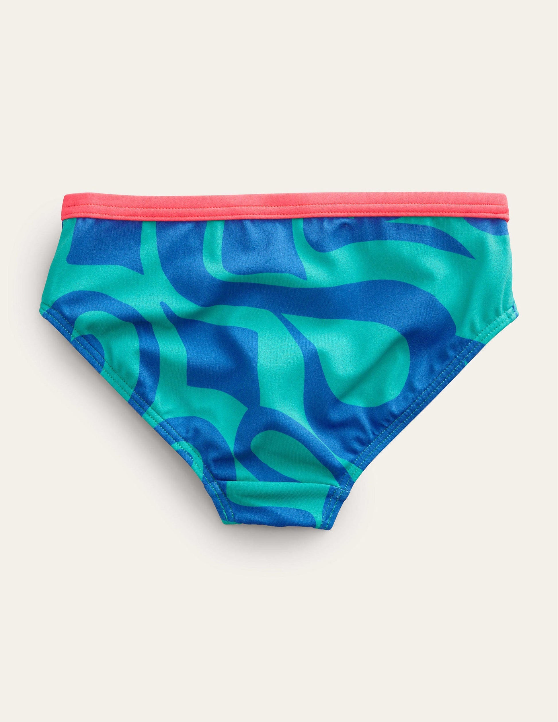 Bas de bikini à motif-Vert tropical, motif Summer Stencil-2
