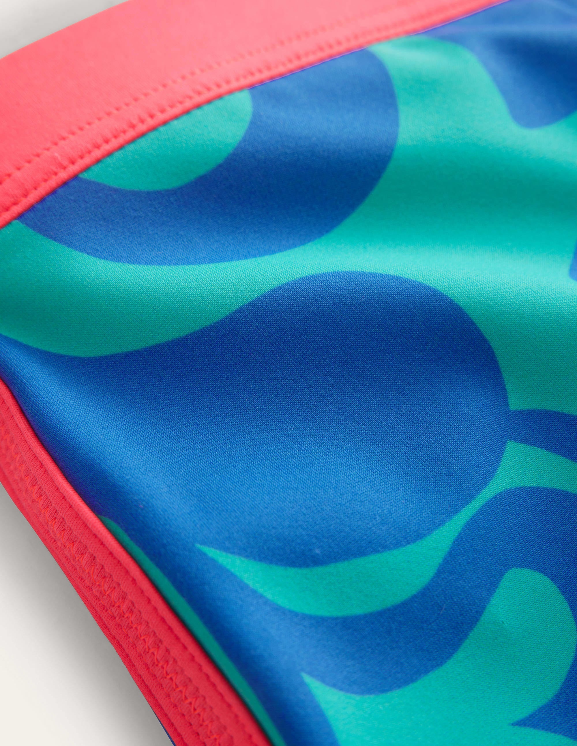 Short de bain à motif-Vert tropical, motif Summer Stencil - Image 3