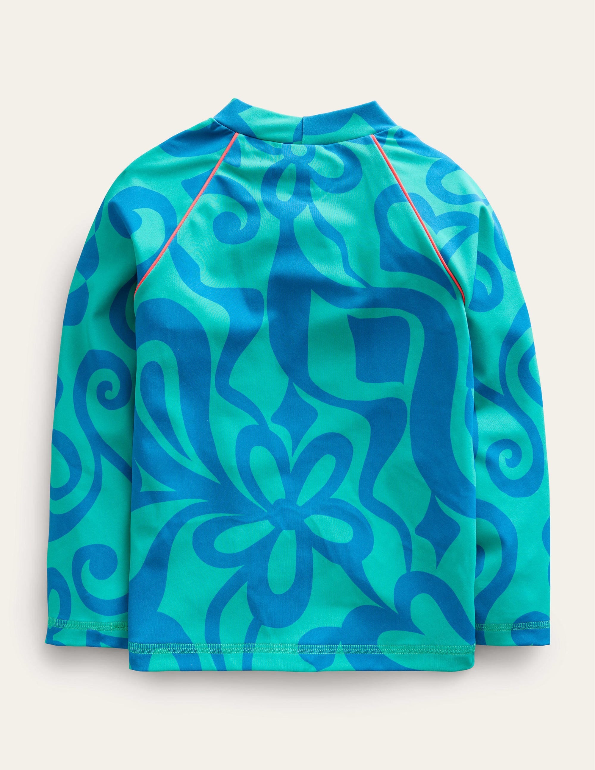 Haut de plage à motif-Vert tropical, motif Summer Stencil - Image 2