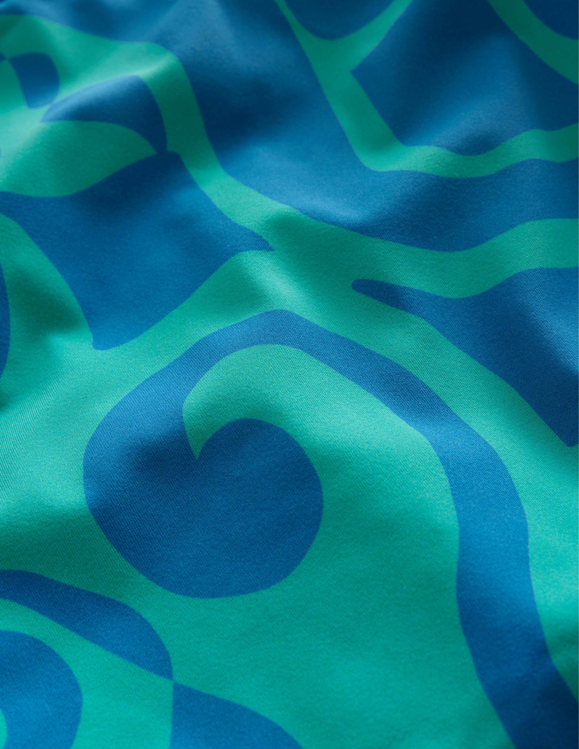 Haut de plage à motif-Vert tropical, motif Summer Stencil - Image 3