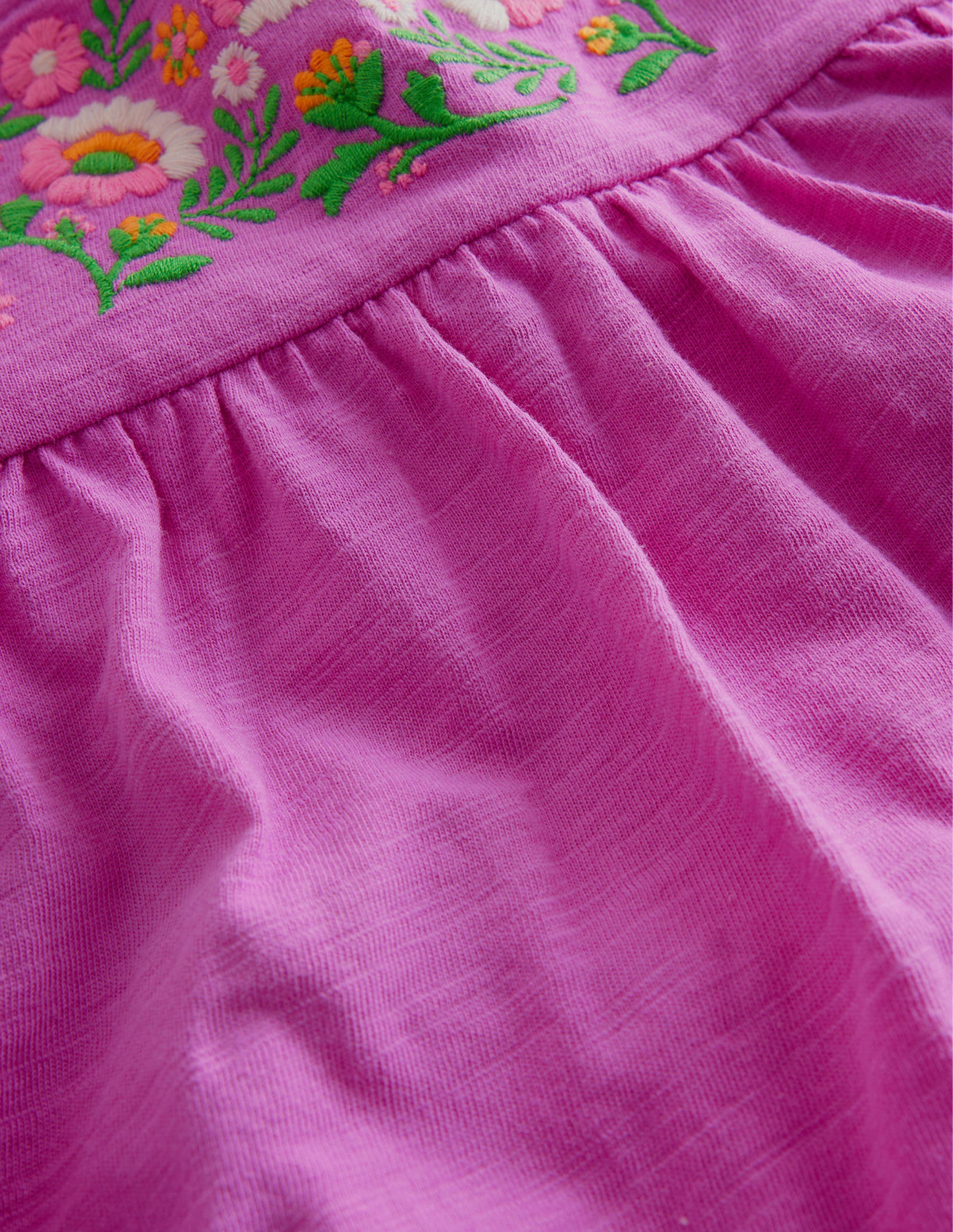 Oberteil mit Flatterärmeln-Strahlendes Orchideenviolett - Image 3
