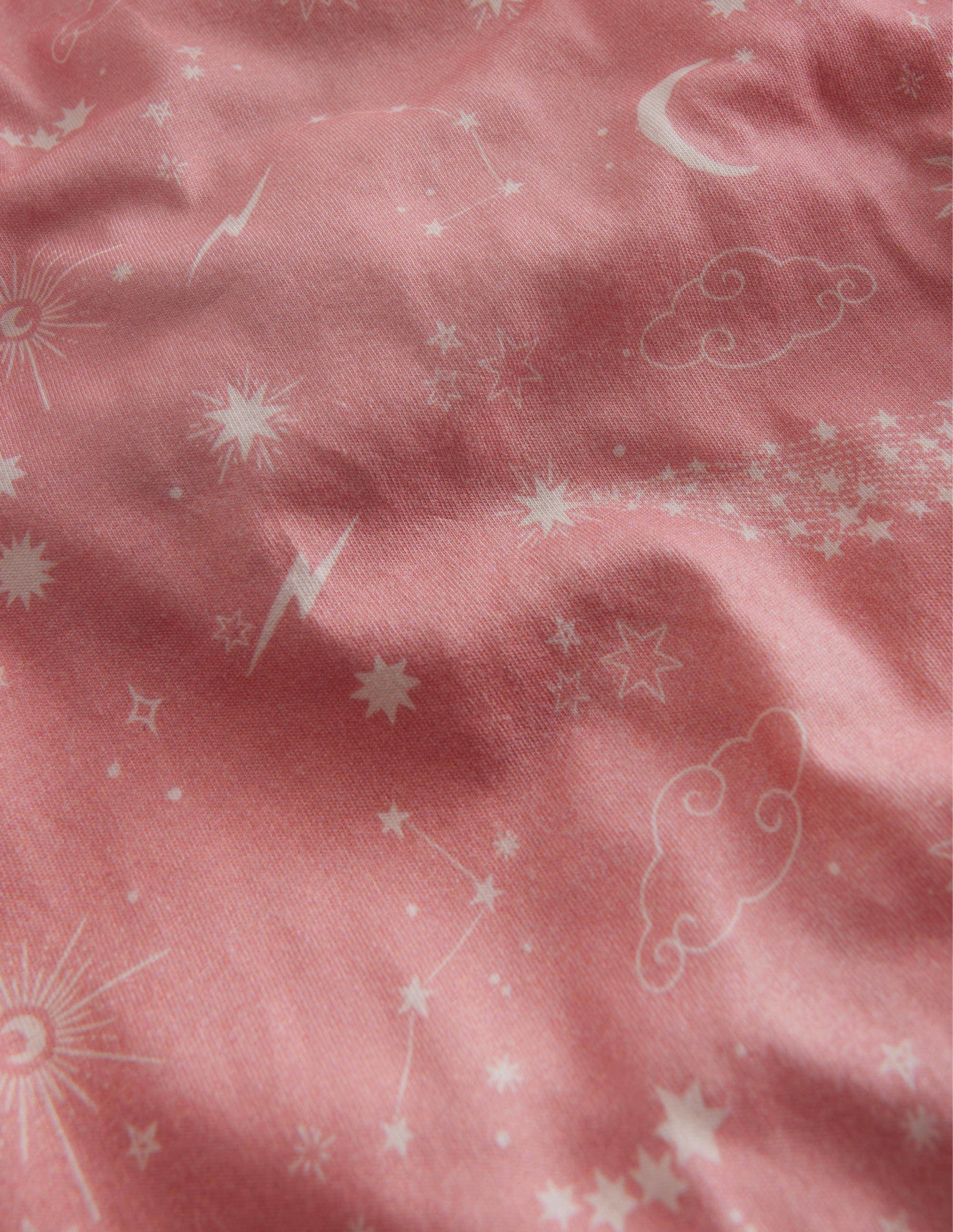 Haremshose aus Jersey-Pfirsichbowle, Sterne - Image 3