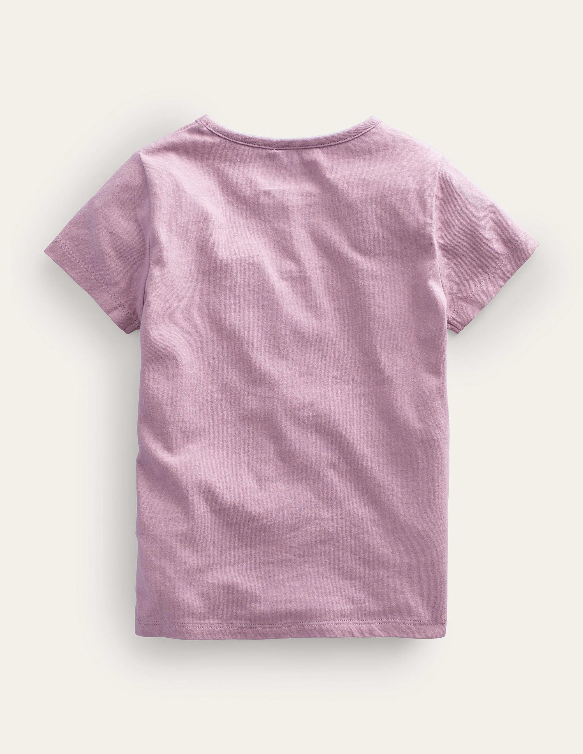T-Shirt mit Applikation-Hellblau - Image 2