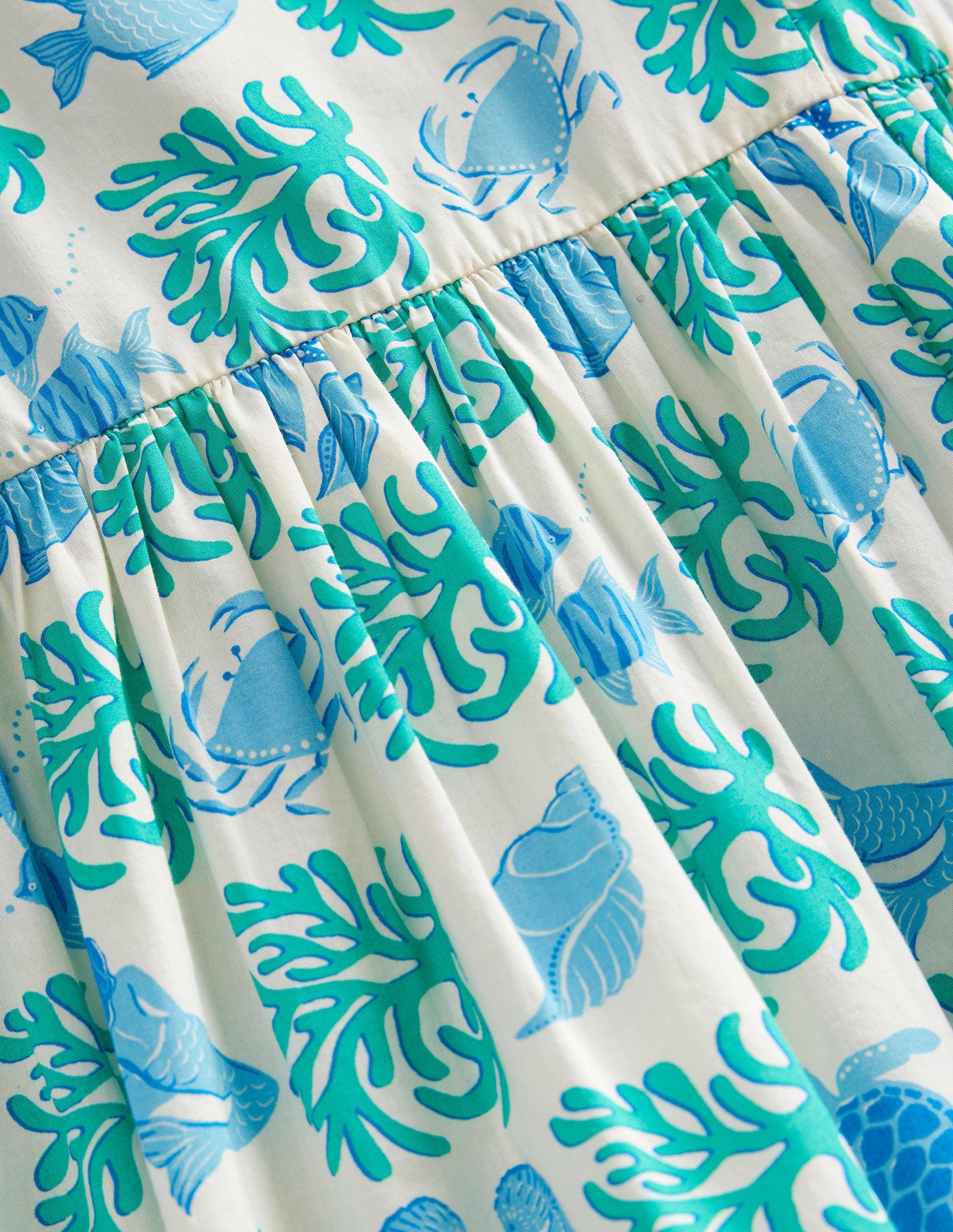 Gemustertes Webkleid-Wasserblau, Lagune-3