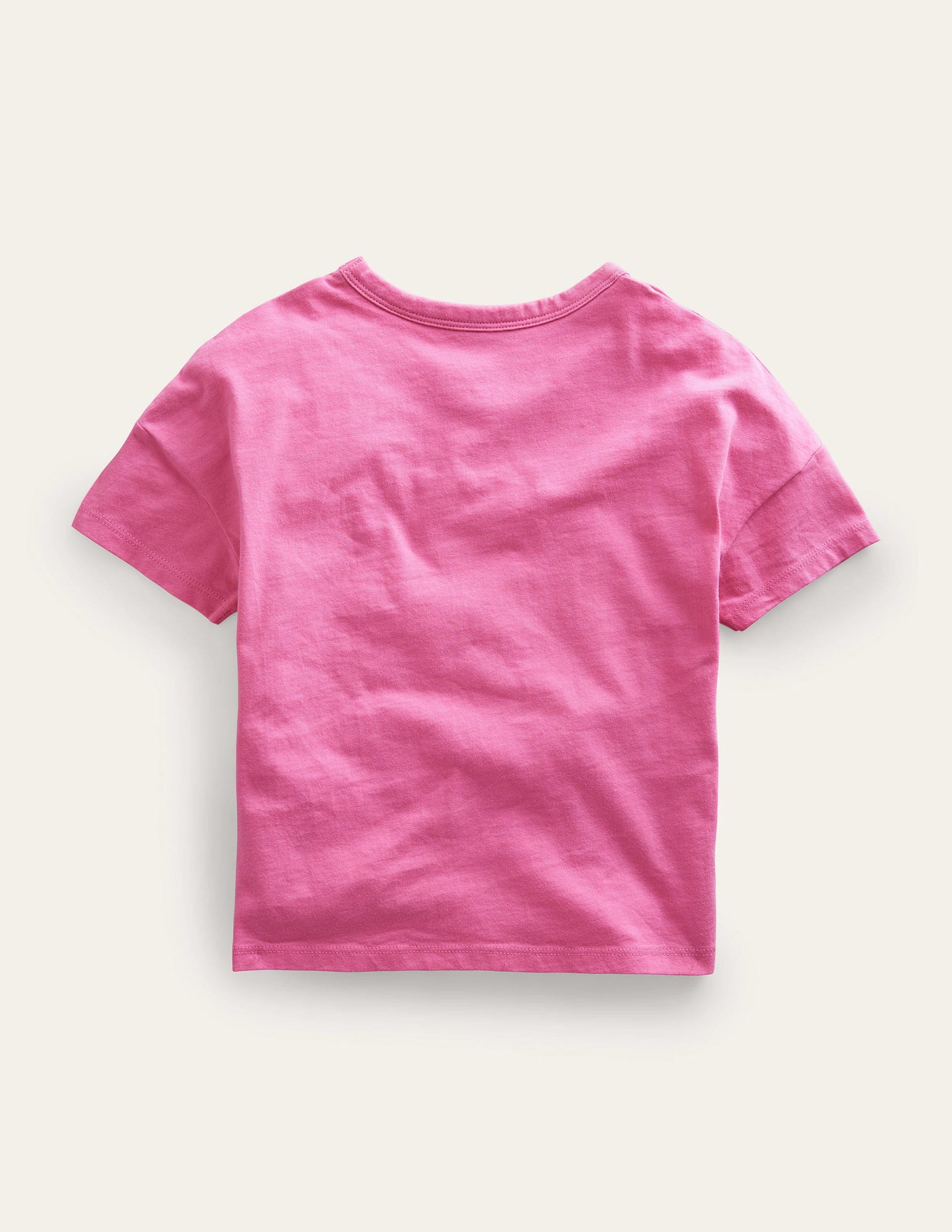 Flower-Power-T-Shirt aus Jersey-Helles Blütenrosa - Image 2