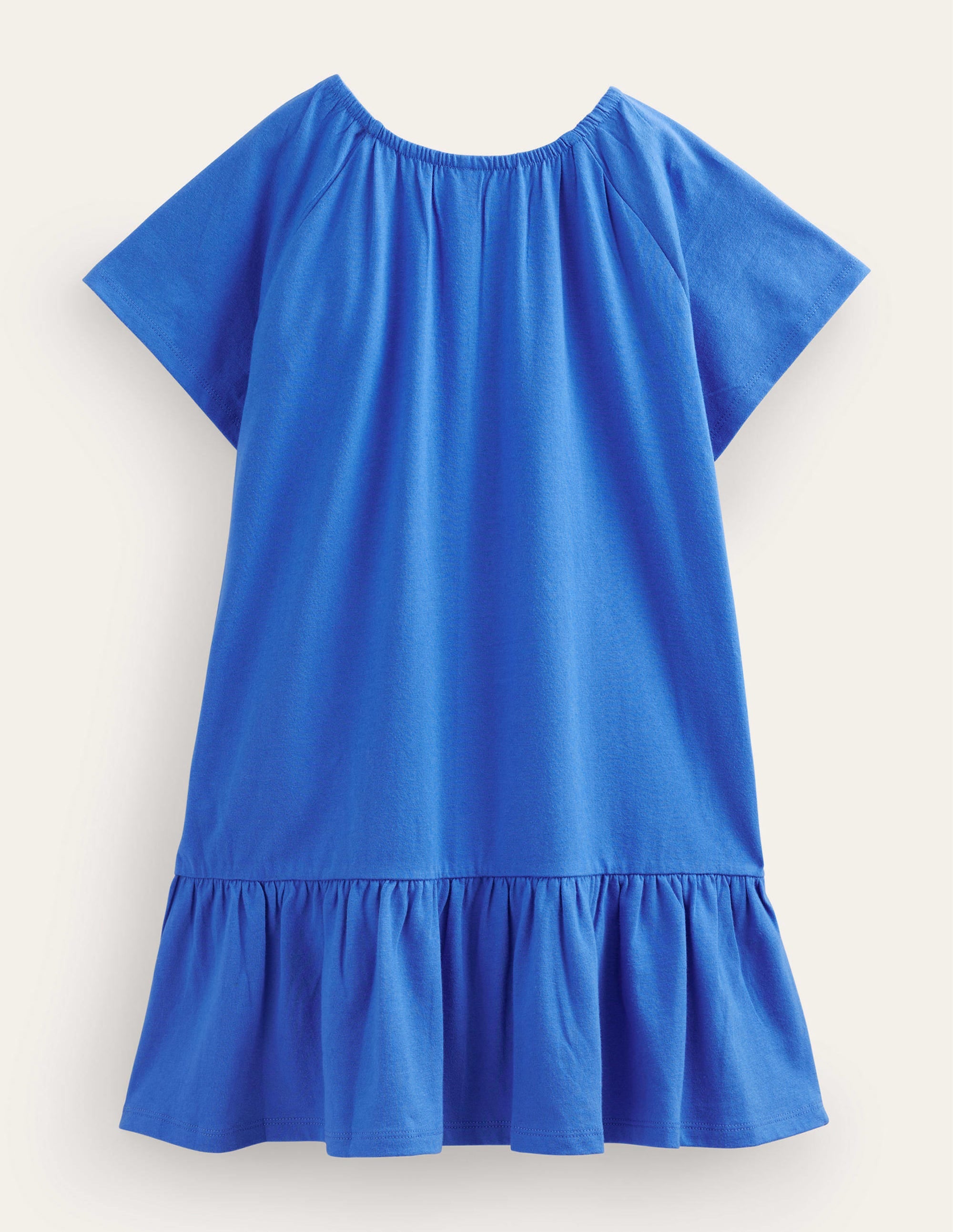 Jerseykleid mit lockerer Taille-Karibikblau - Image 2