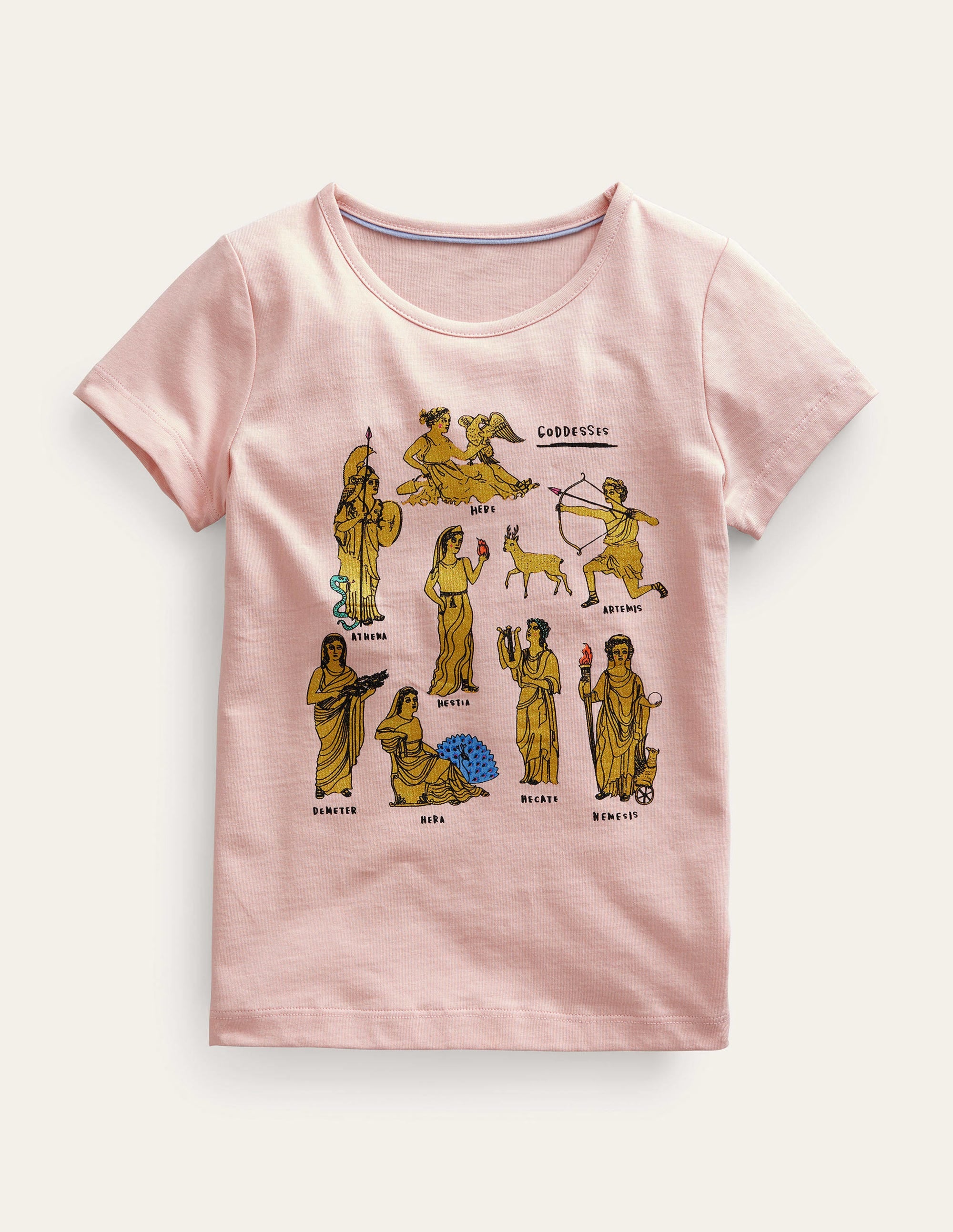 Greek Goddess T-shirt-Provence Pink - Image 1