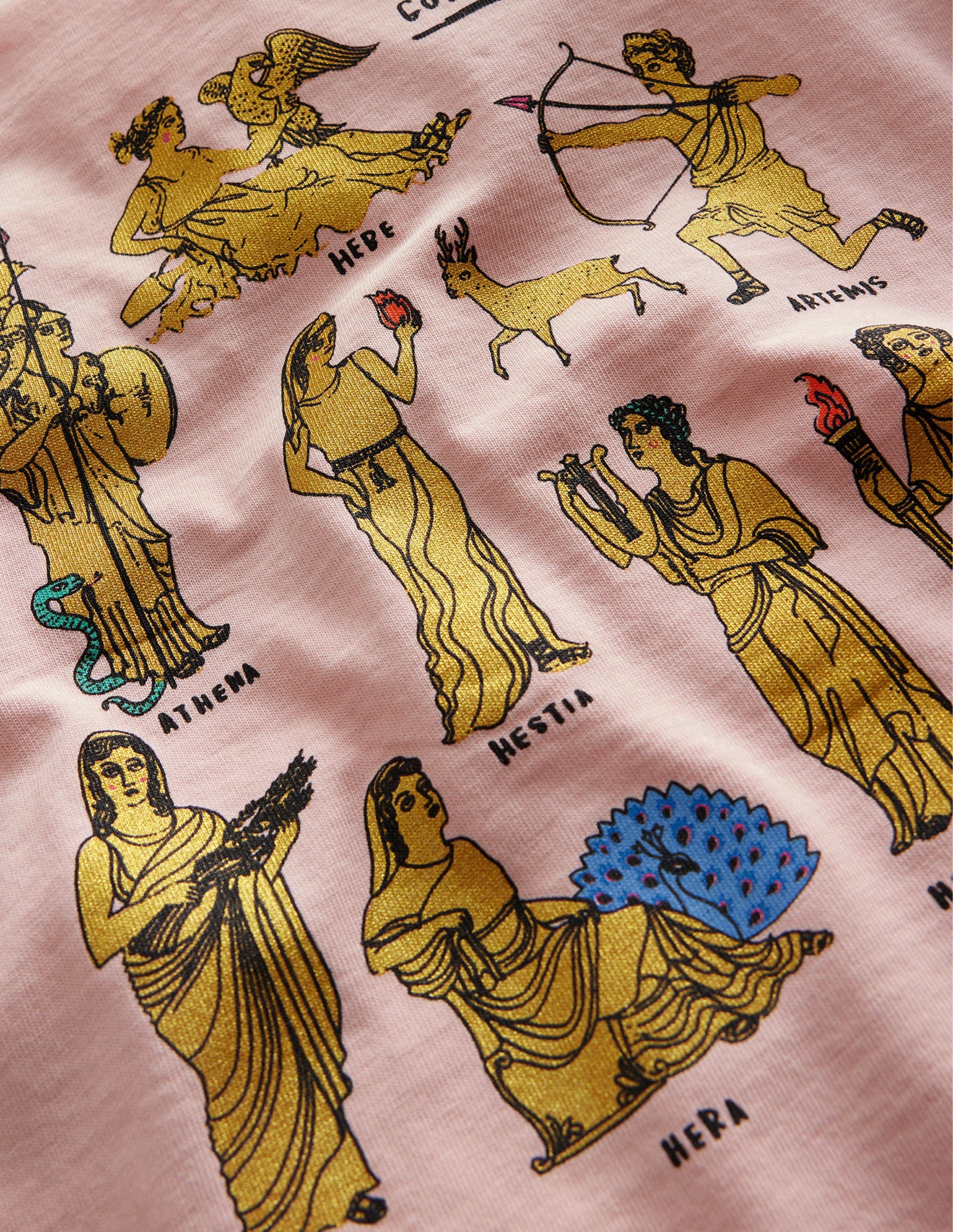 Greek Goddess T-shirt-Provence Pink - Image 3
