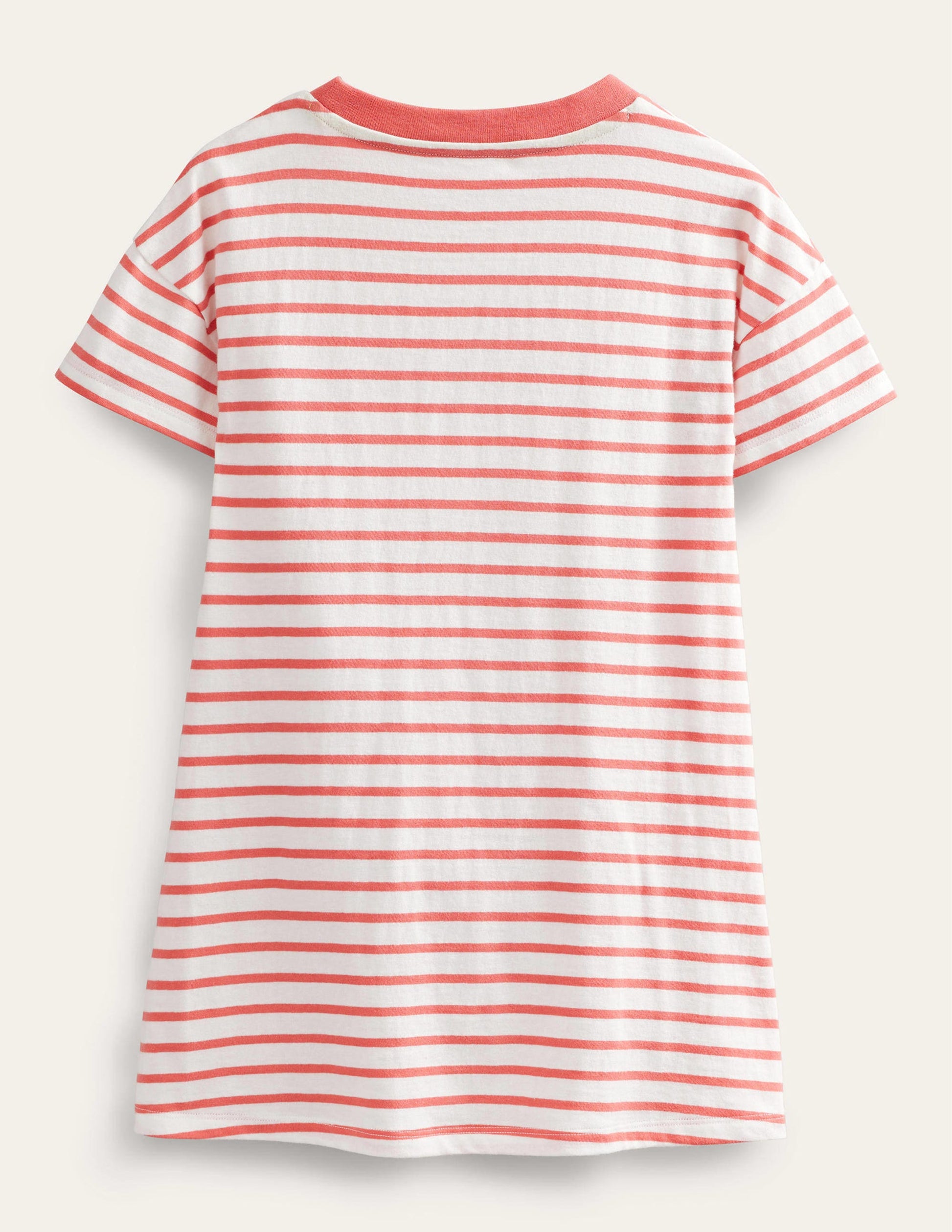 Gemustertes Jerseykleid-Pfirsichbowle, Schmetterling-2
