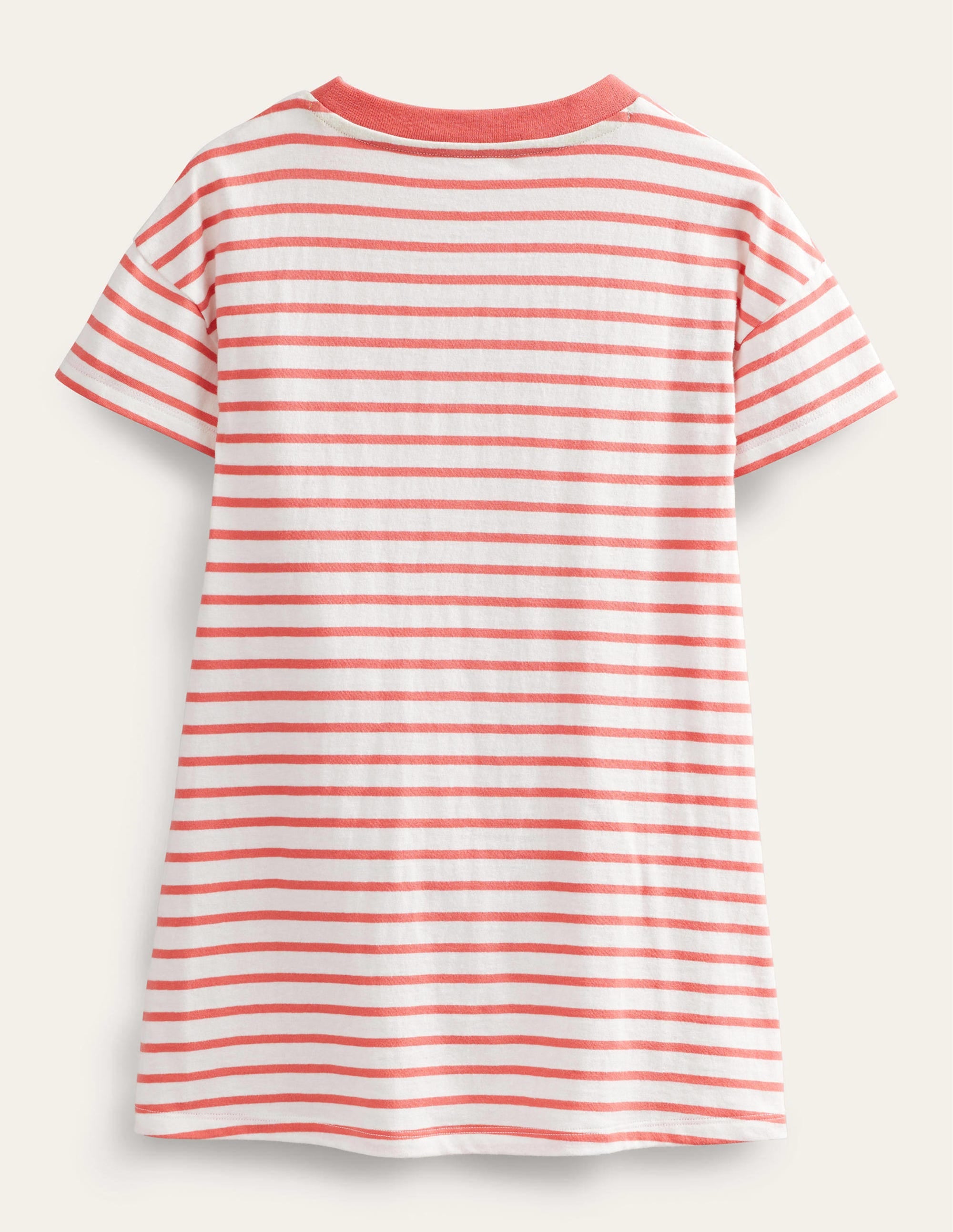Gemustertes Jerseykleid-Pfirsichbowle, Schmetterling - Image 2