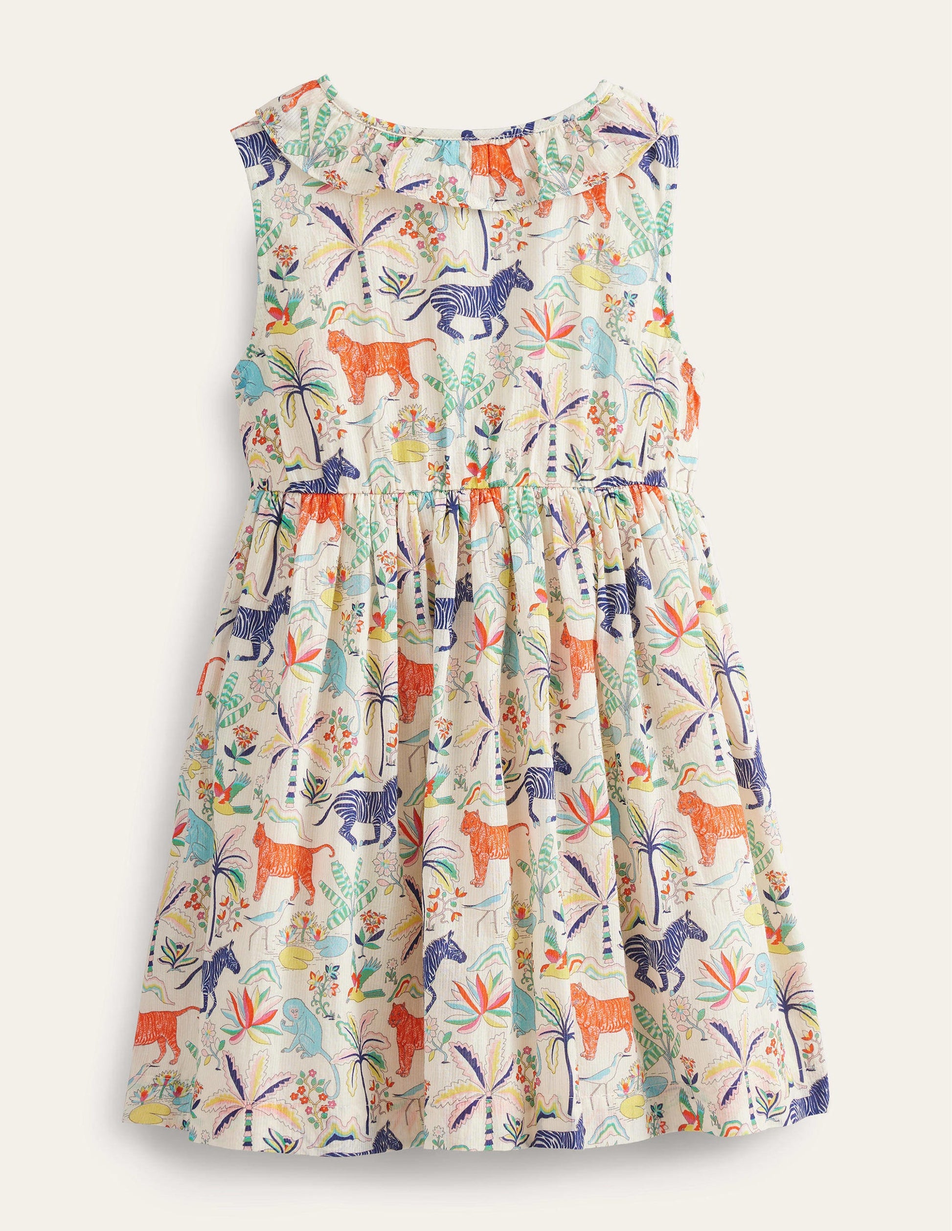 Wickelkleid-Vanille, Tropengarten-2