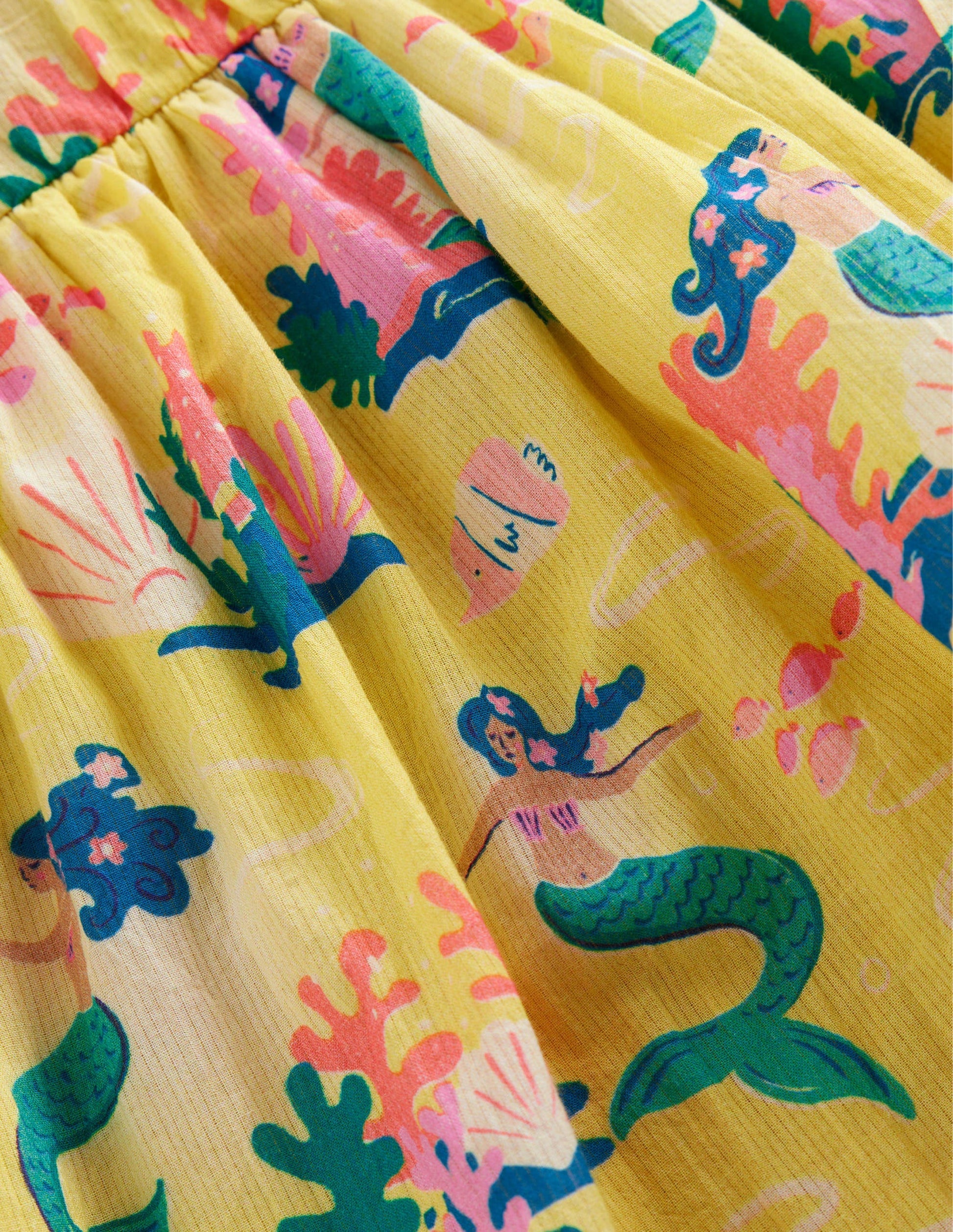 Wickelkleid-Gelb, Meerjungfrauen-3