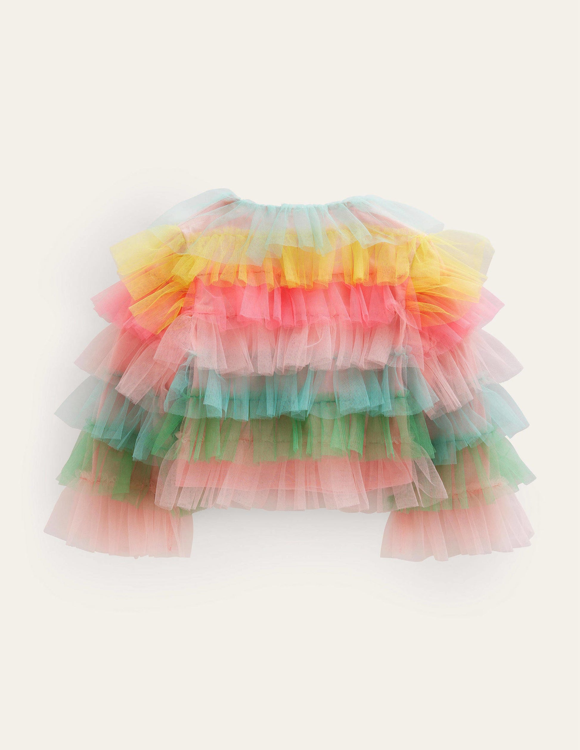 Veste en tulle-Arc-en-ciel multi-2