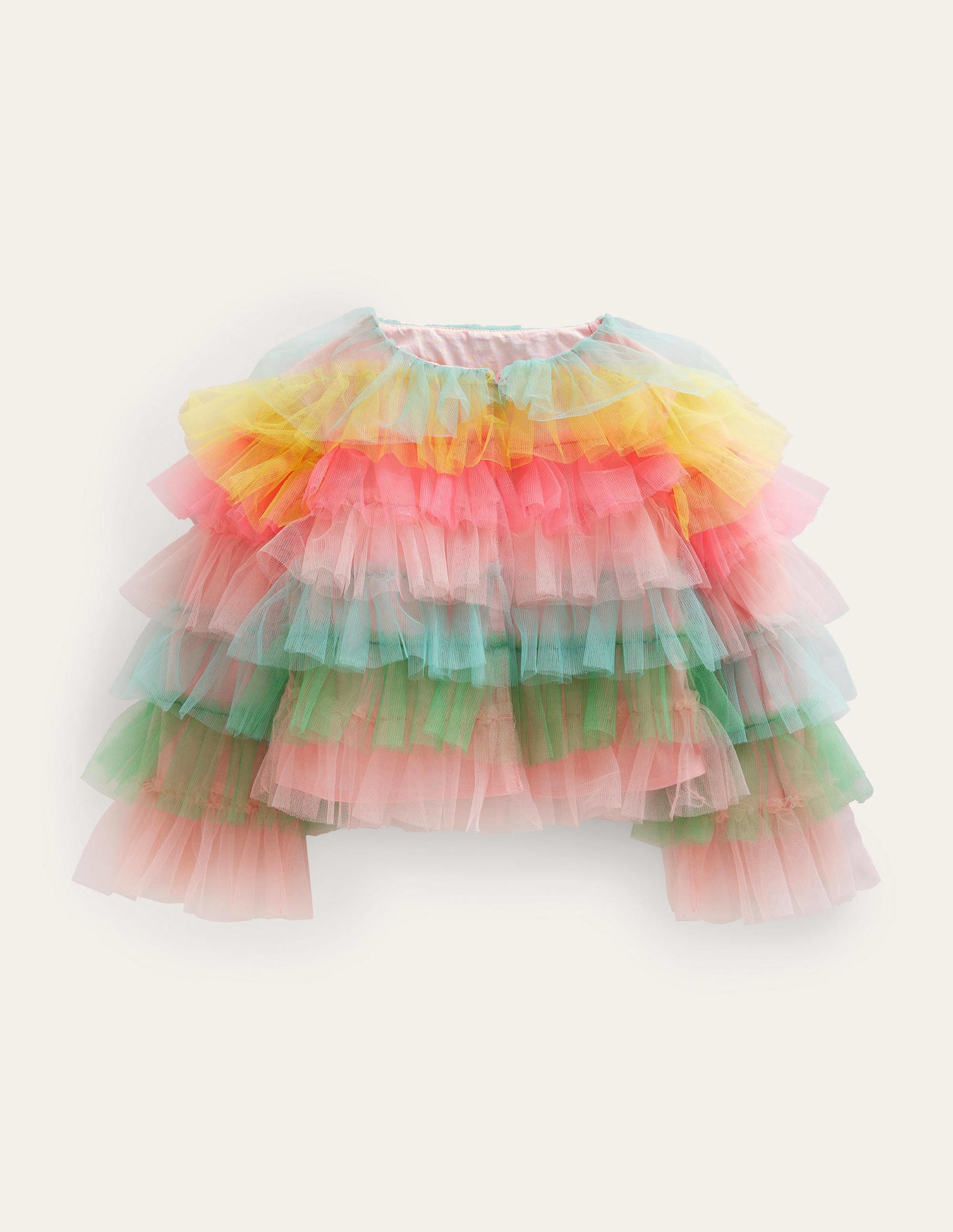 Veste en tulle-Arc-en-ciel multi - Image 1