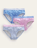 Unterhosen im 3er-Pack-Orchideenmuster