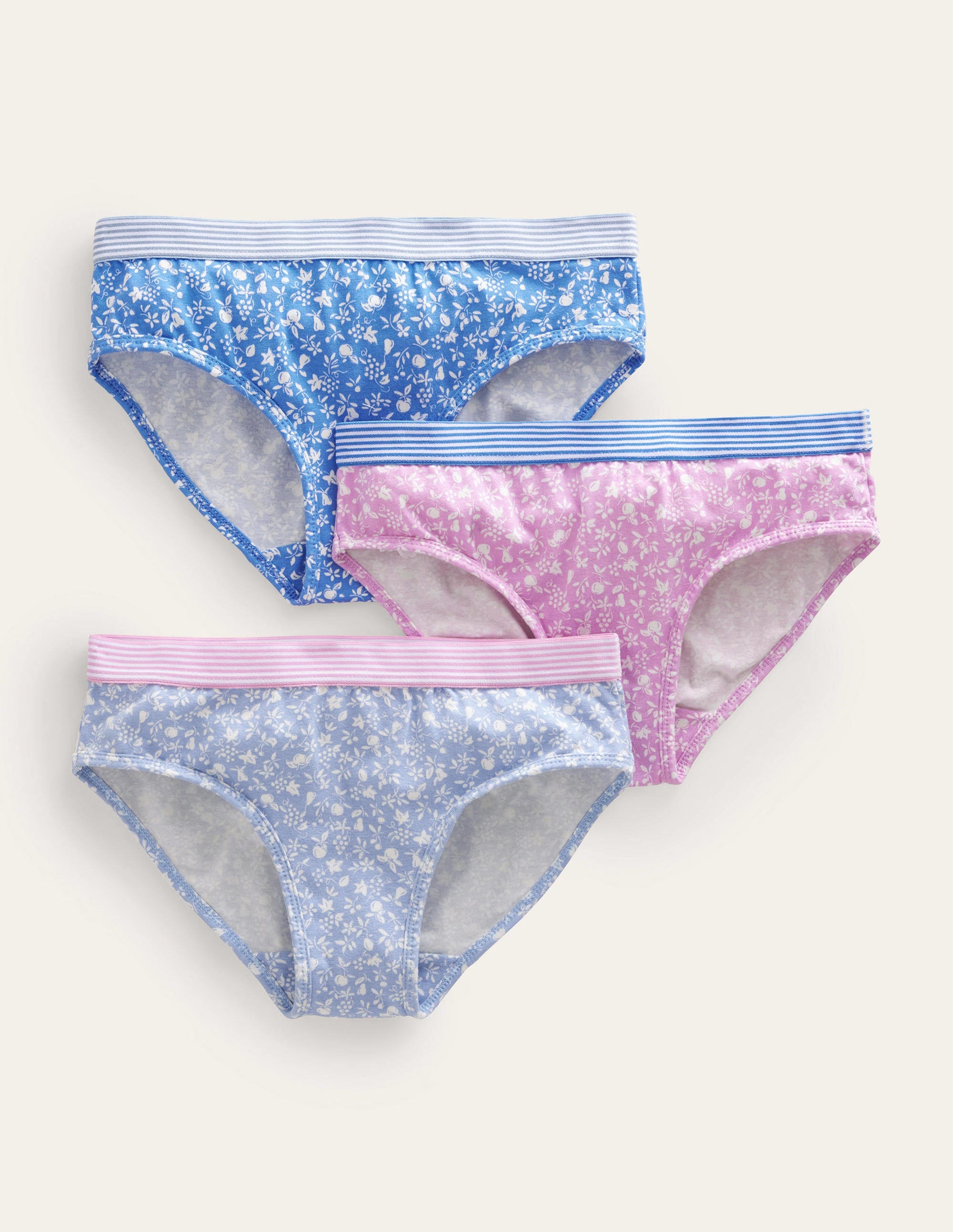 Unterhosen im 3er-Pack-Orchideenmuster - Image 1