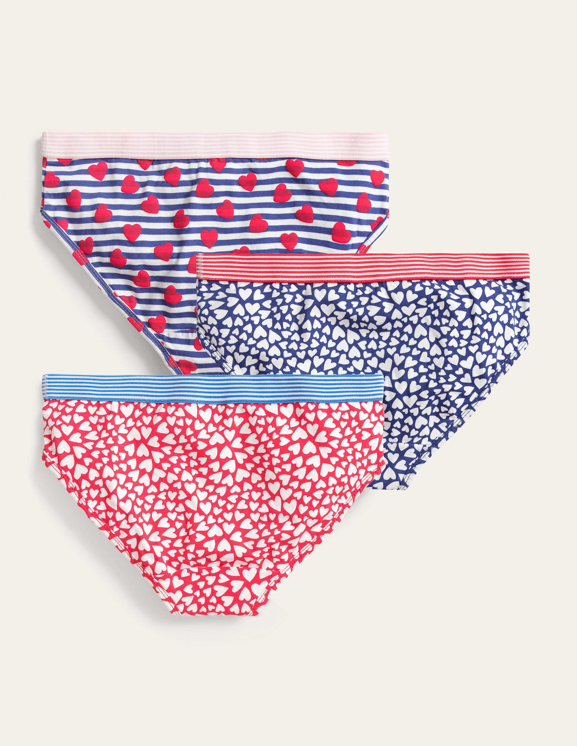Unterhosen im 3er-Pack-Bunt, Herz - Image 2