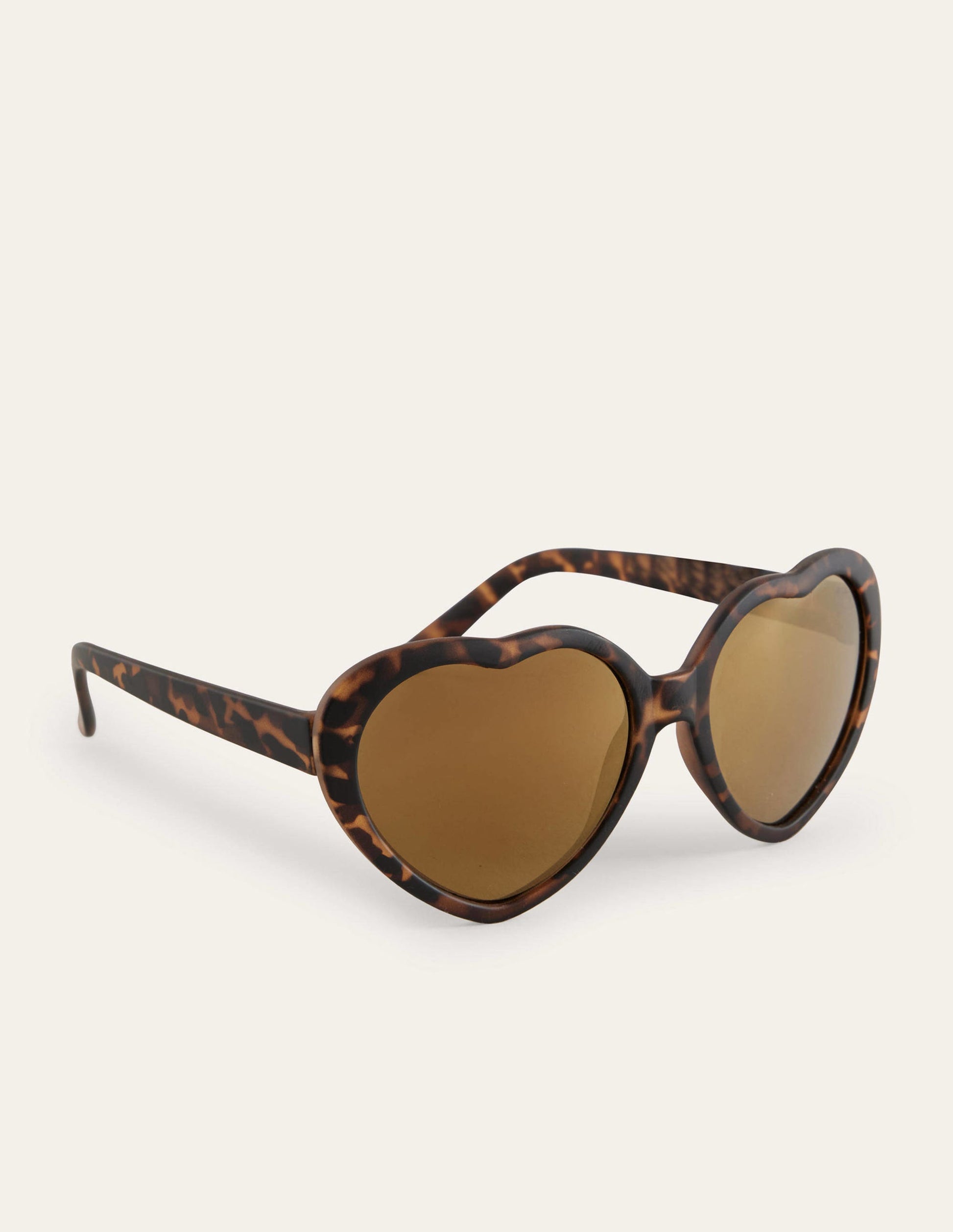 Girls Sunglasses-Tortoise Brown Heart-1