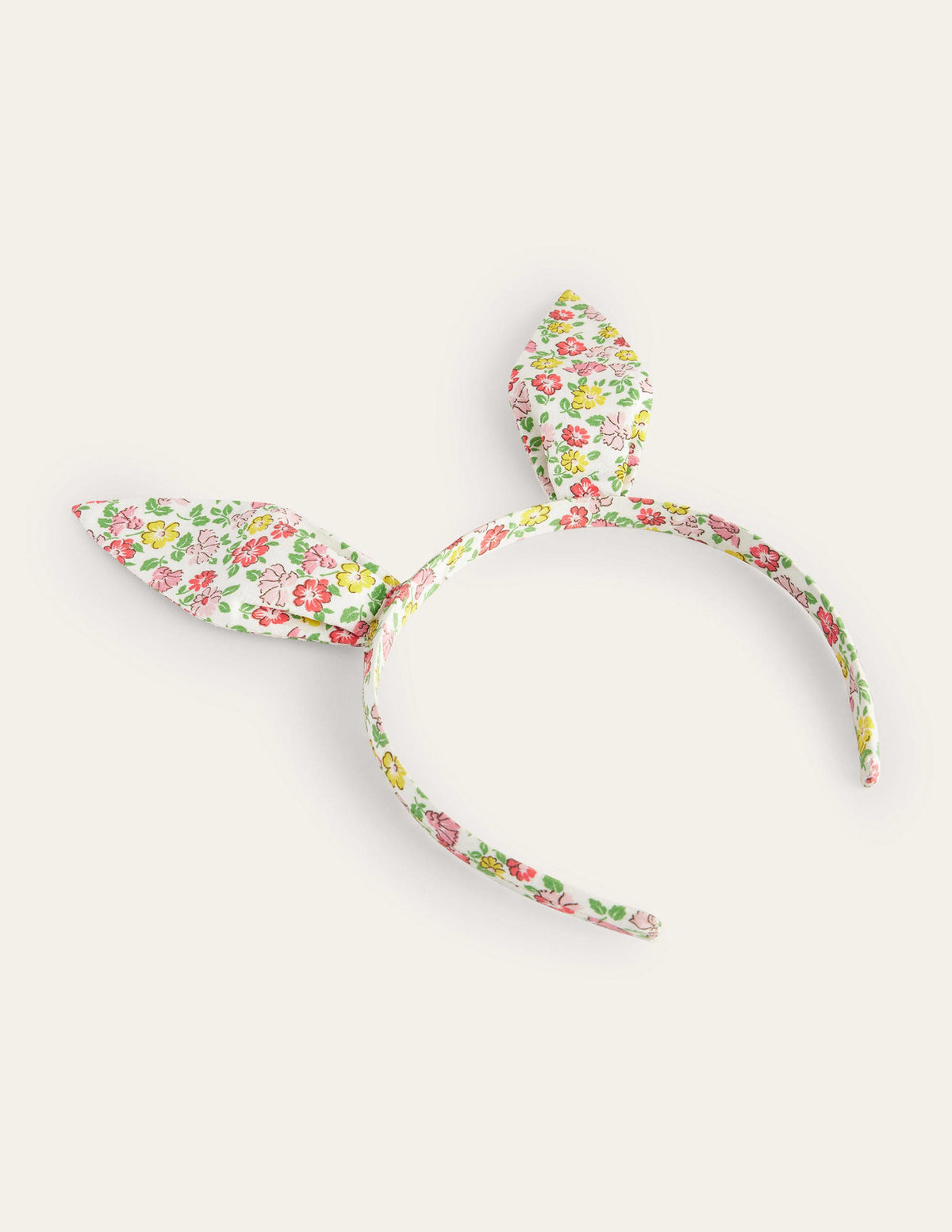 Haarreif mit Hasenohren-Bunt Blumenmuster - Image 1